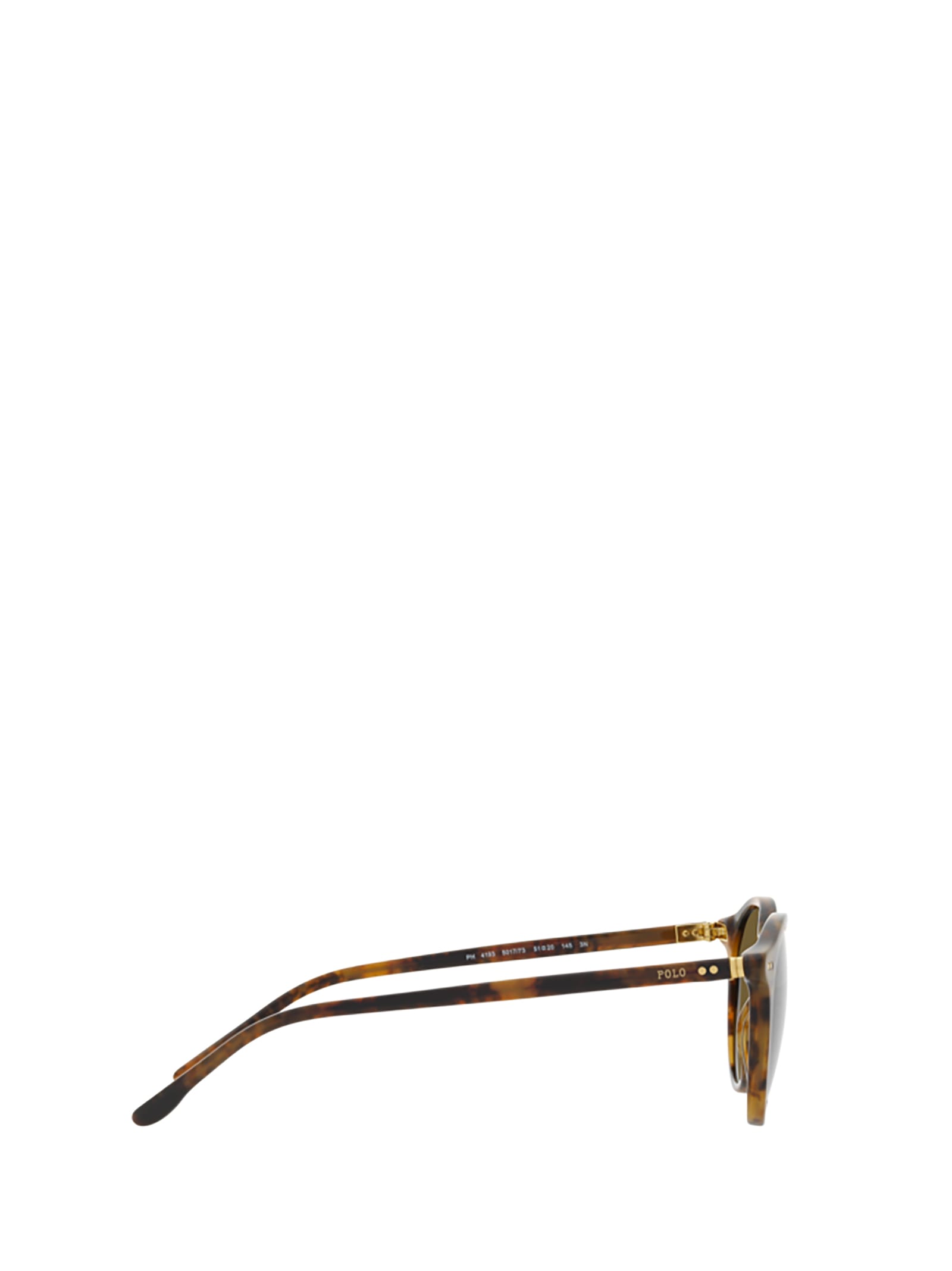 Shop Polo Ralph Lauren Ph4193 Shiny Beige Tortoise Sunglasses