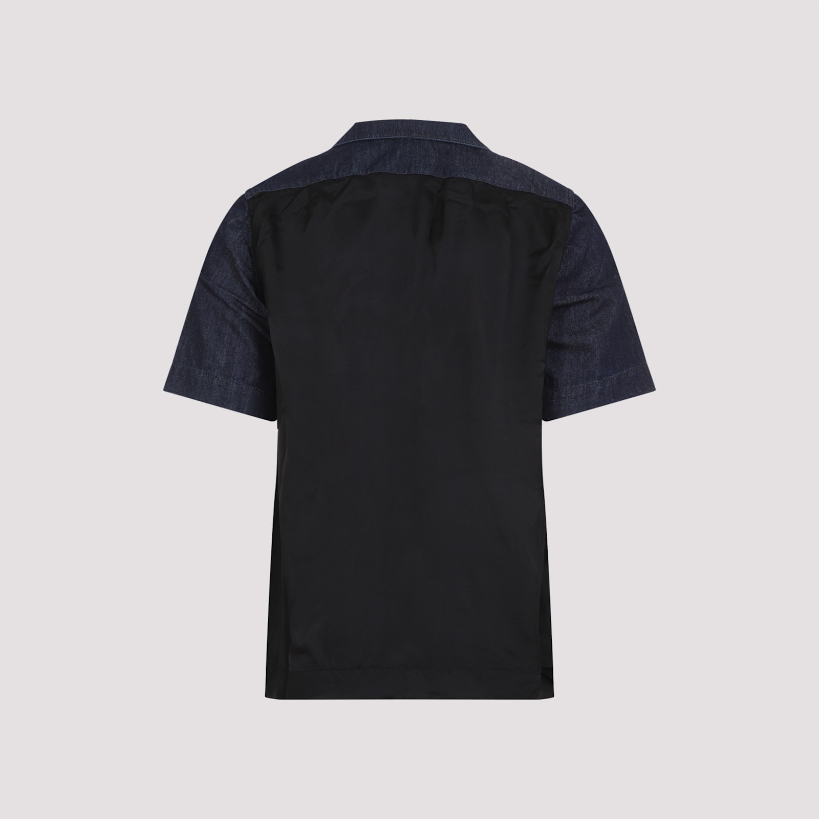 Dries Van Noten Cameron Short-sleeved Shirt In Indigo