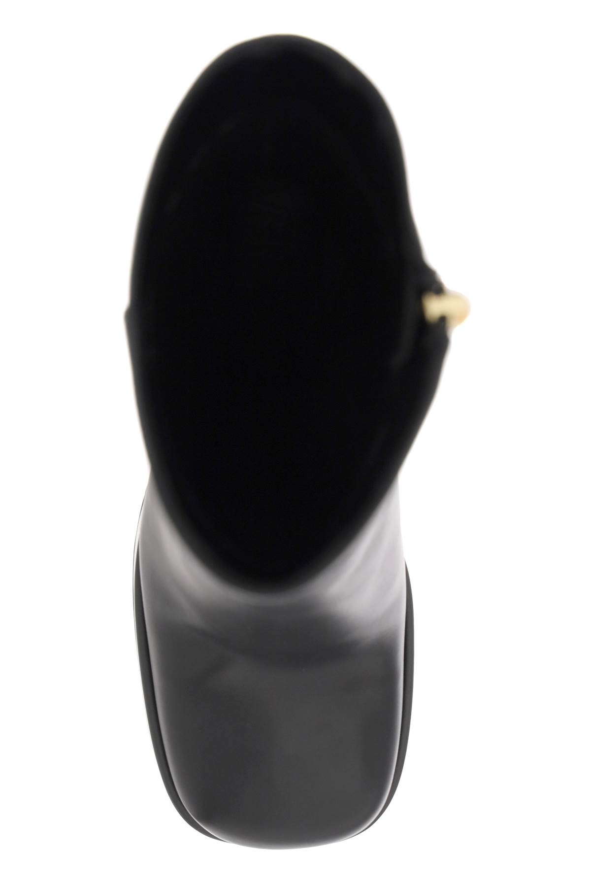 Shop Versace Aevitas Boots In Black  Gold (black)