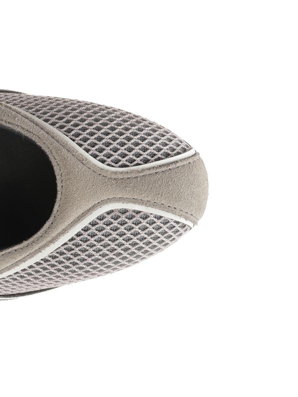 Attico Floor 01 Flat Ballerina In Gray