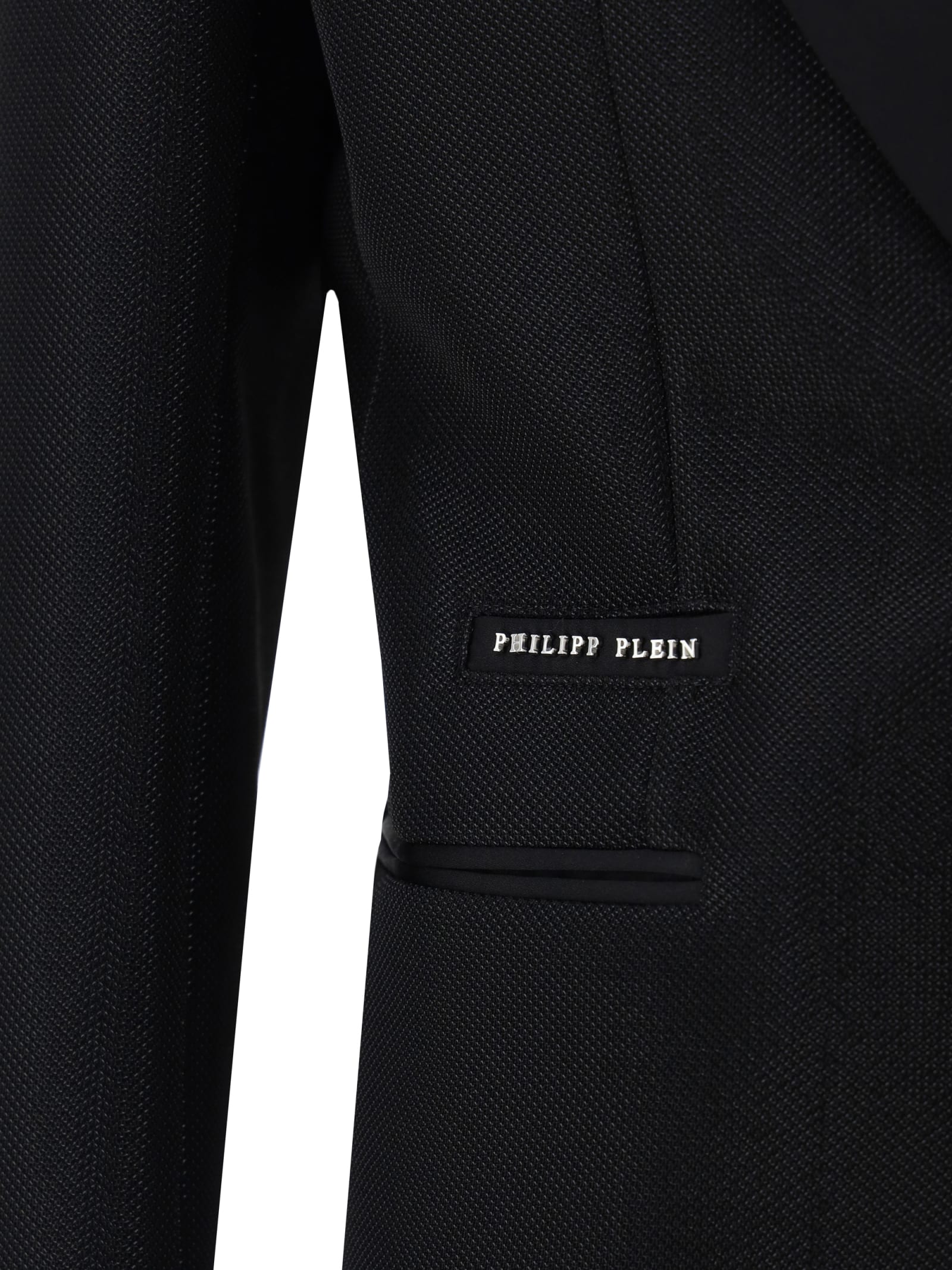 Shop Philipp Plein Blazer Jacket In Black