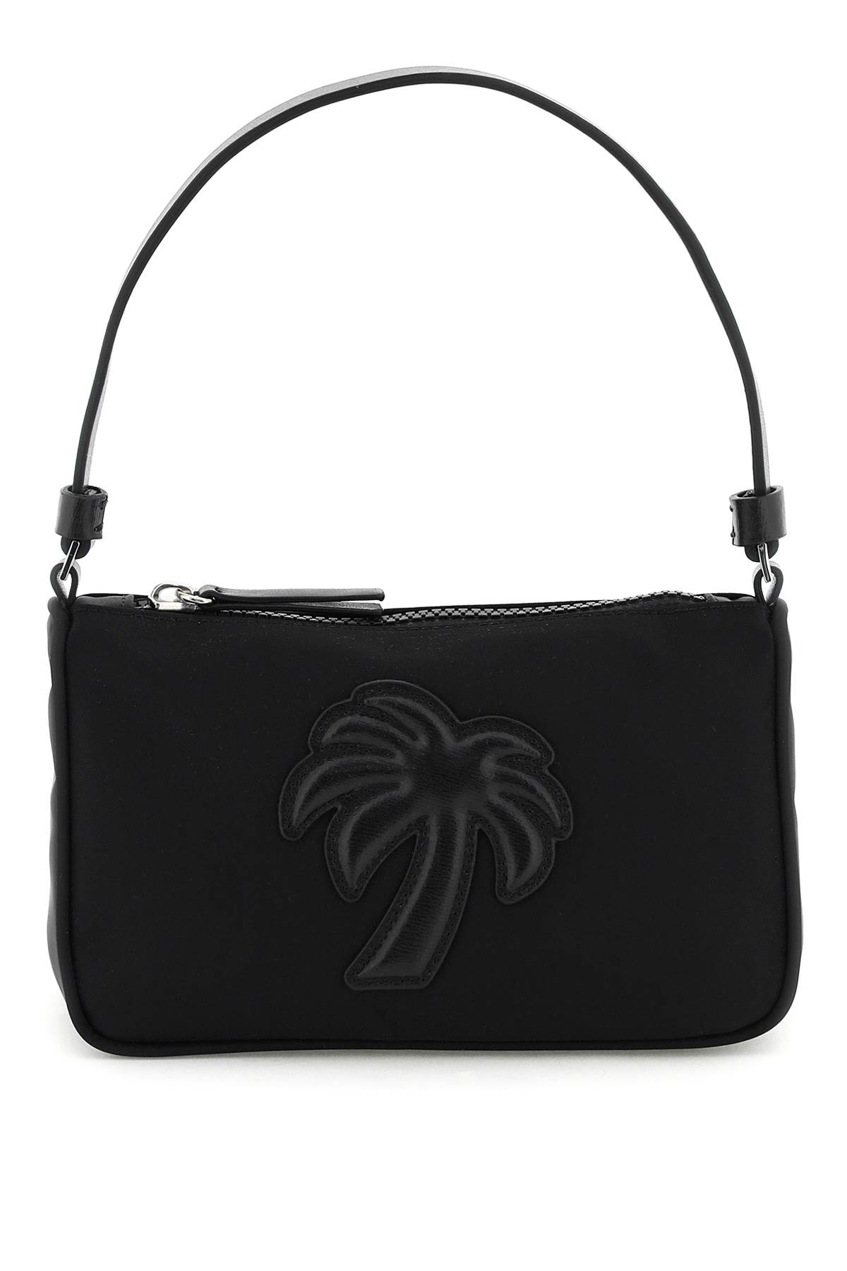 Palm Angels Black Pouch With Palm Tree Logo