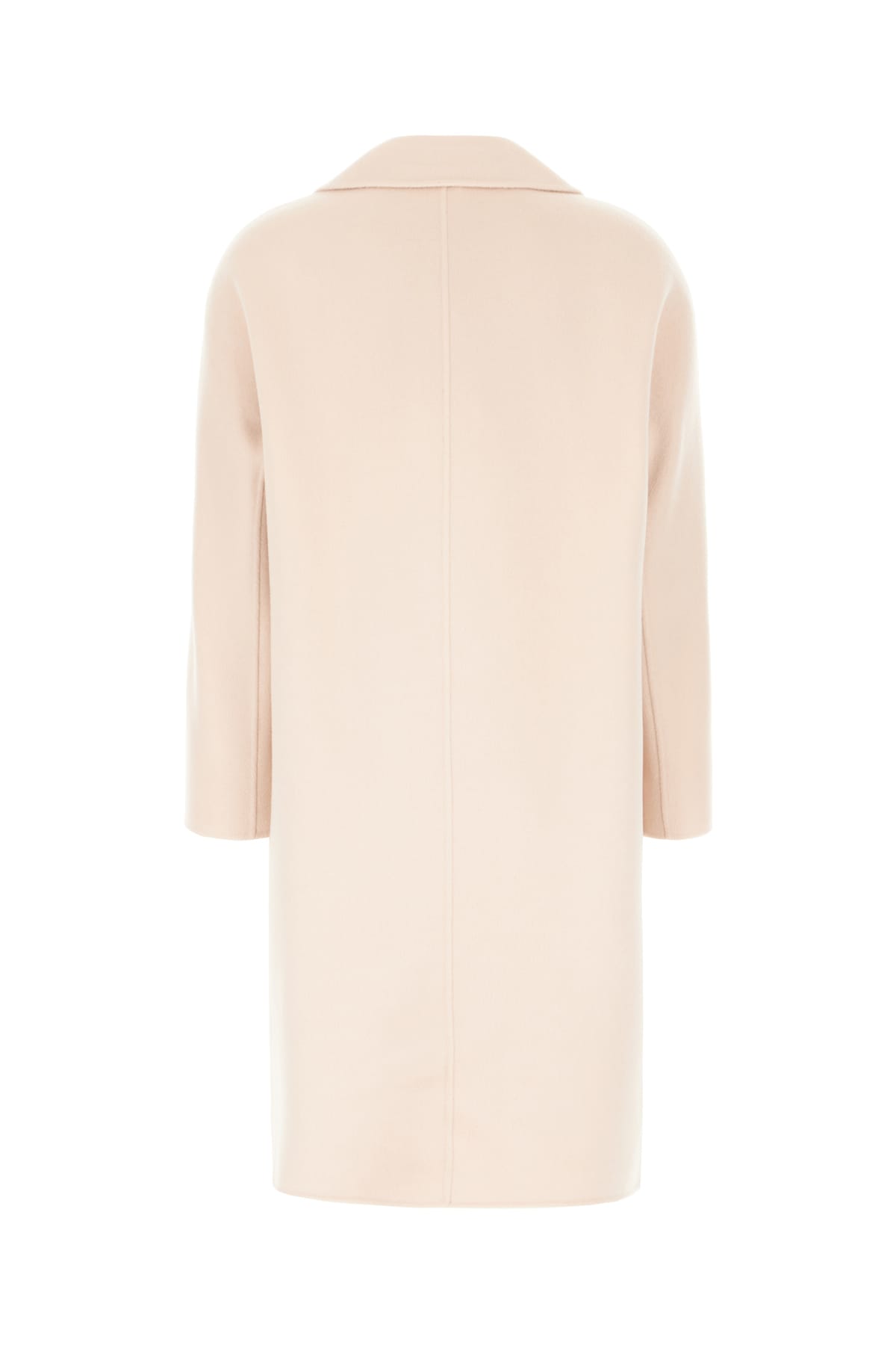 Max Mara Pink Cashmere And Wool Coat In Nude