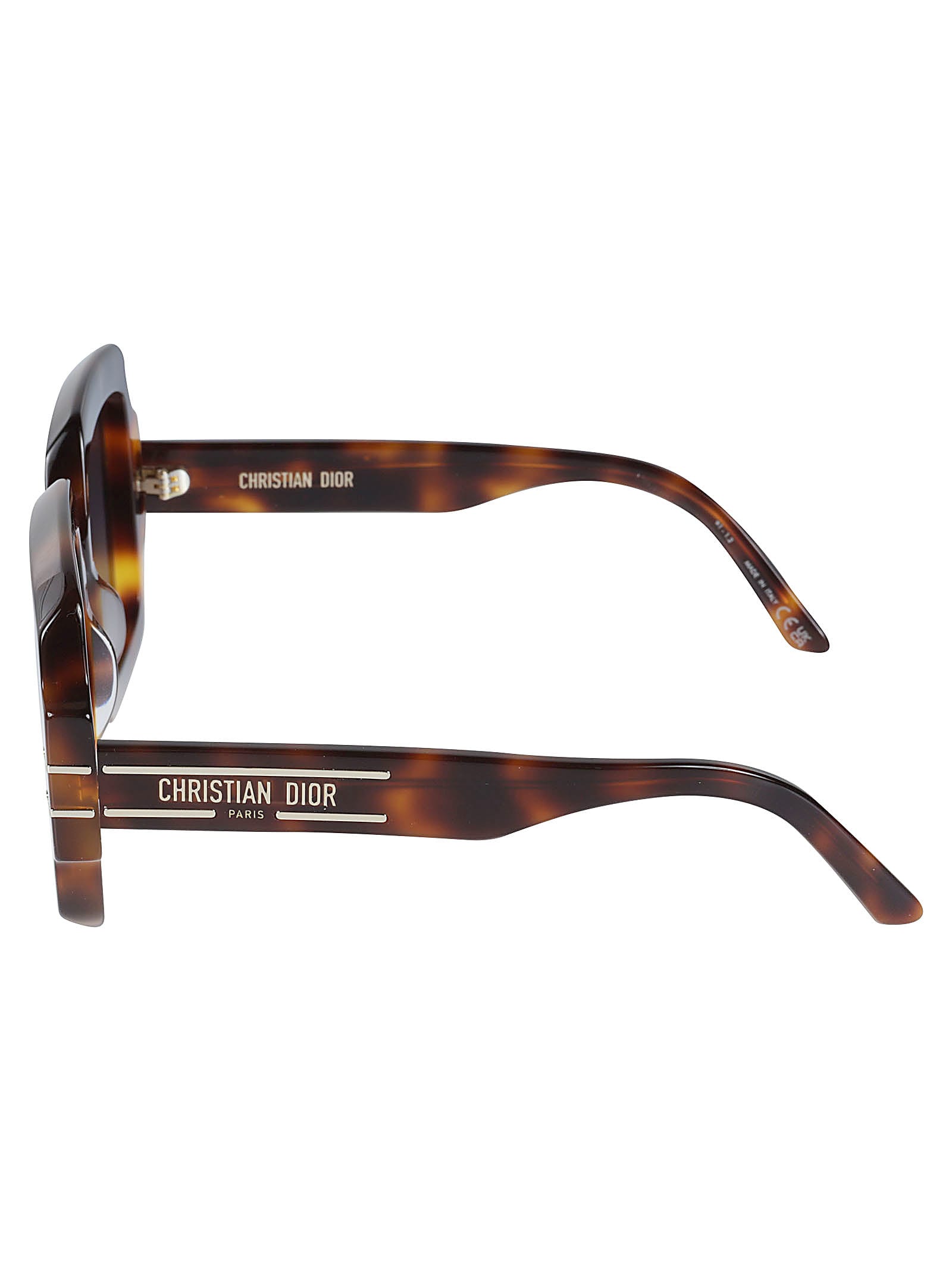 DIOR DiorSignature S1U 55 Brown Grad & Gold Sunglasses