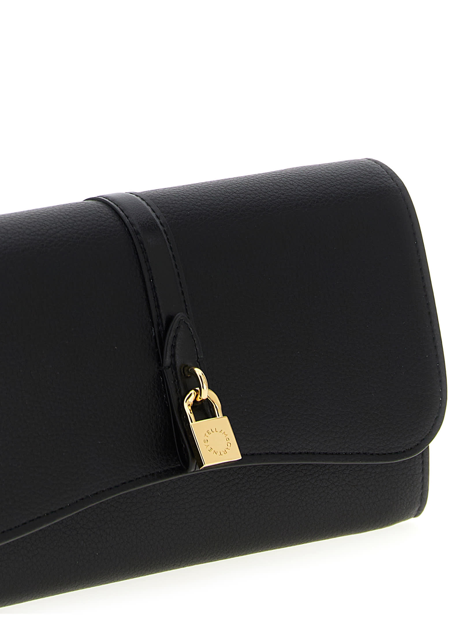 Stella Mccartney Ryder Wallet On Chain In Black