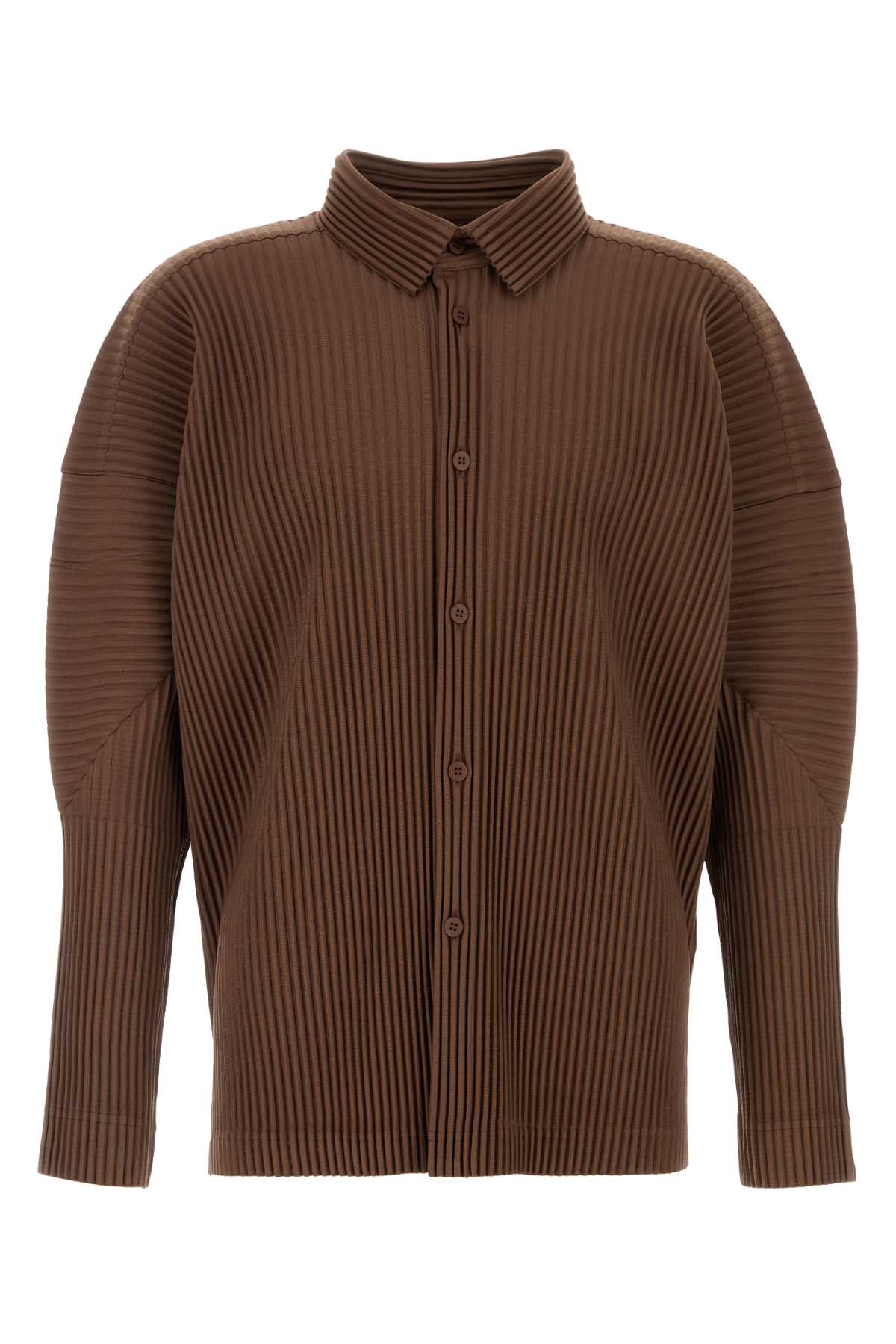 Homme Plissé Issey Miyake Brown Polyester Shirt