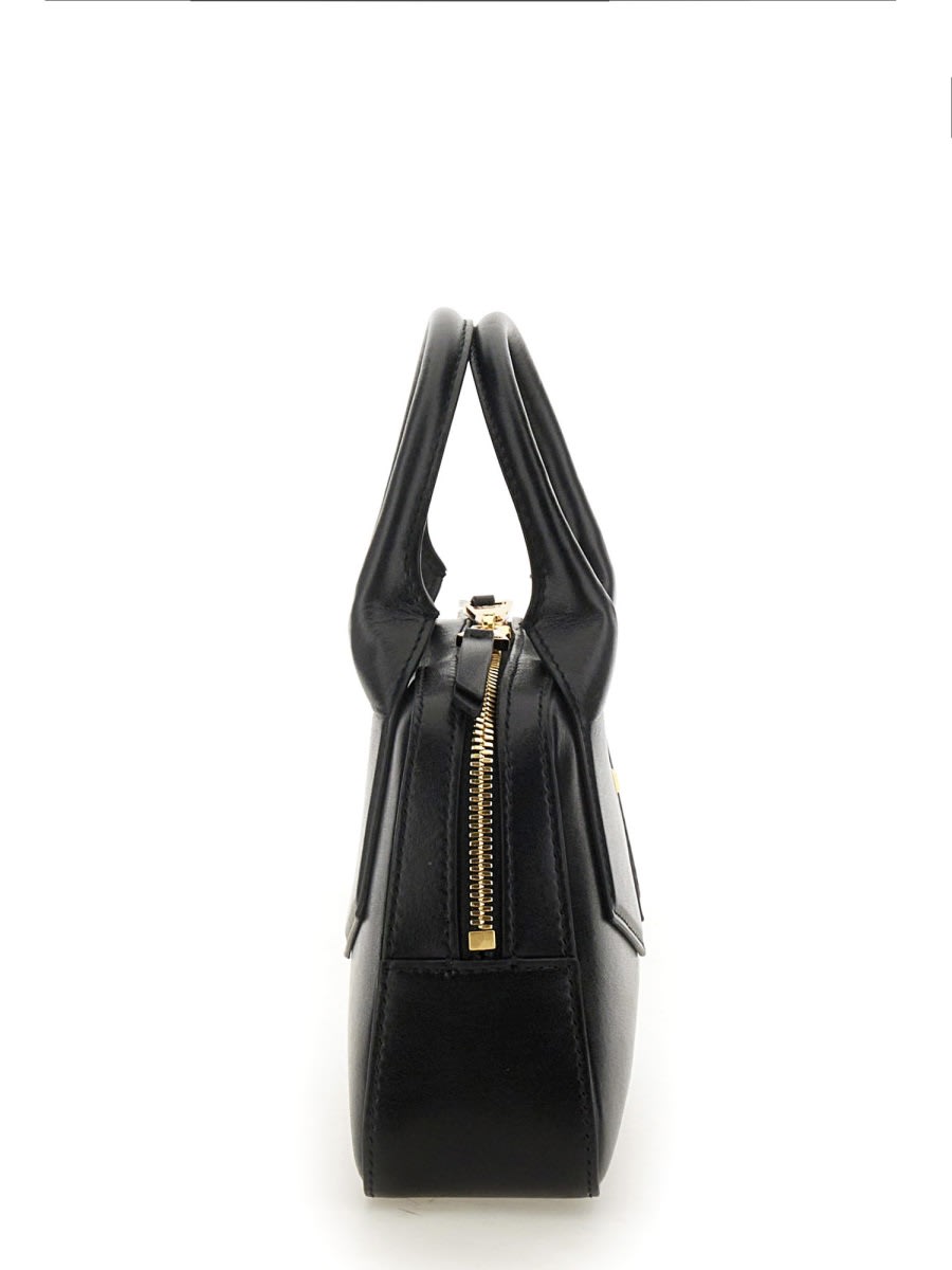 Shop N°21 Mini Satchel Bag In Black