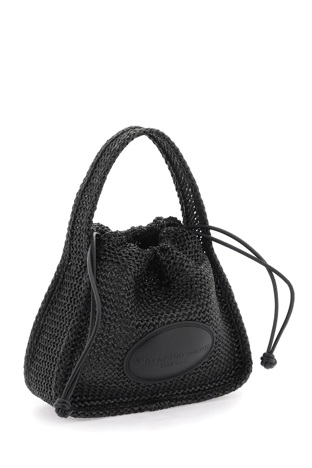 Shop Alexander Wang Ryan Small Handbag In Raff In Black (black)