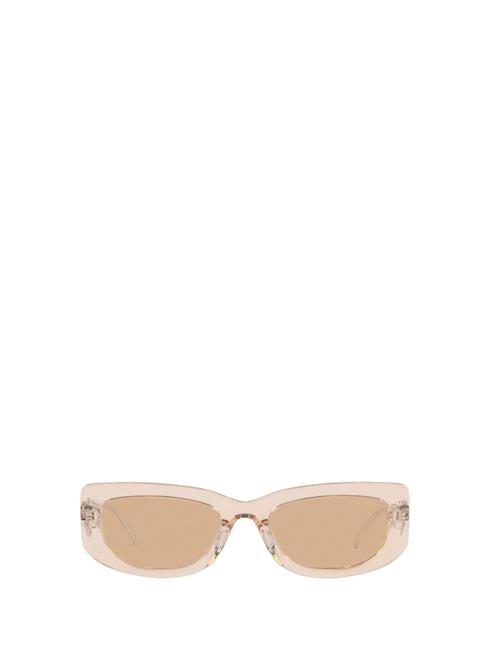 Prada Pr 14ys Crystal Beige Sunglasses