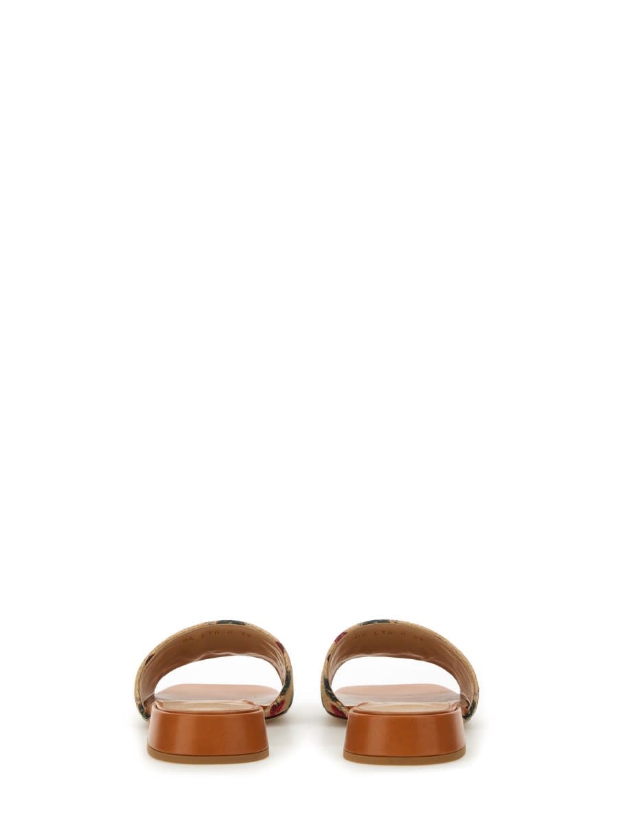 Valentino Garavani Vlogo Signature Slide Sandal In Multi