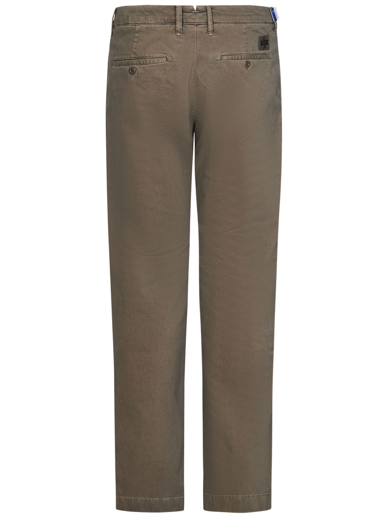 Shop Jacob Cohen Trousers In Elephant Grey