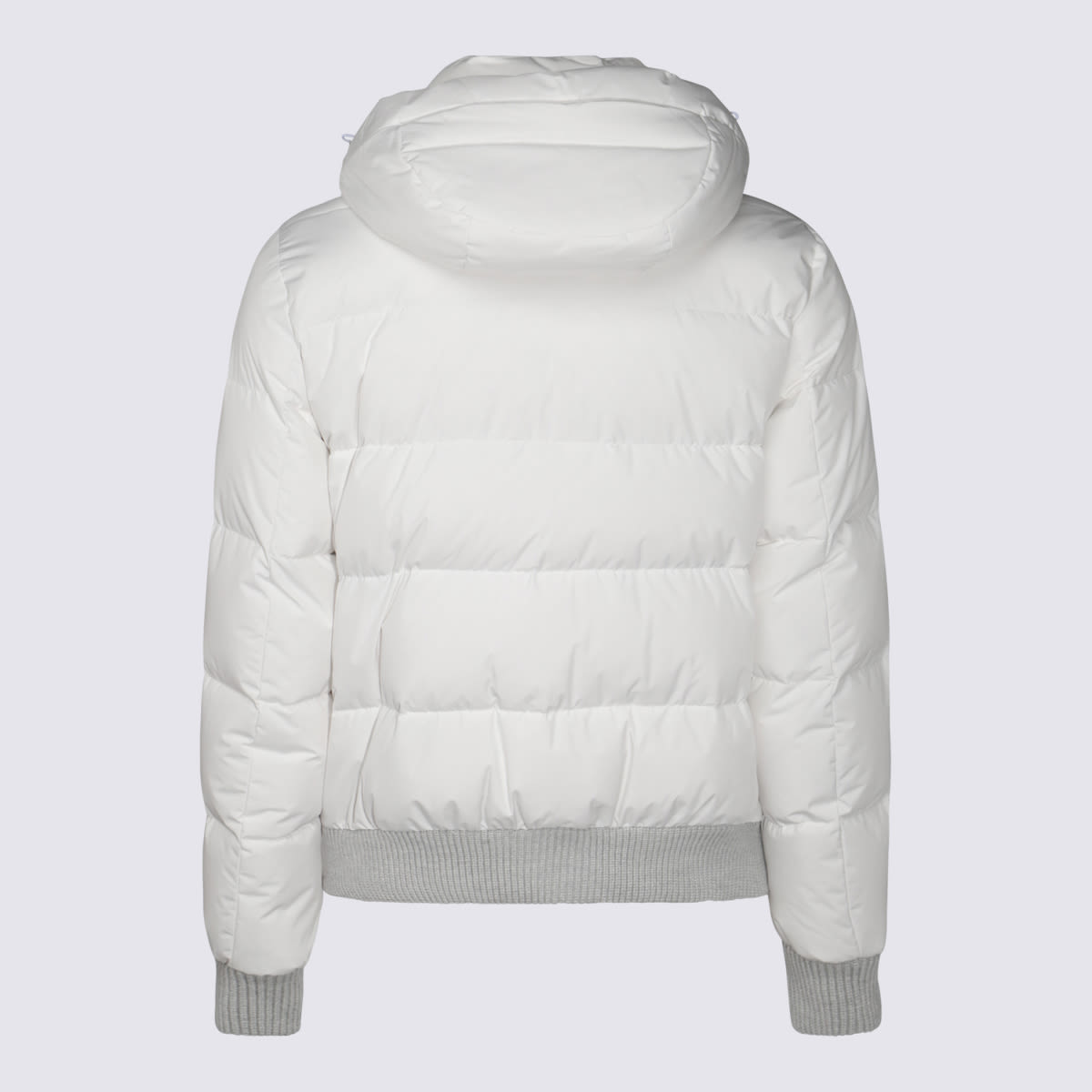 Shop Moorer White Down Jacket