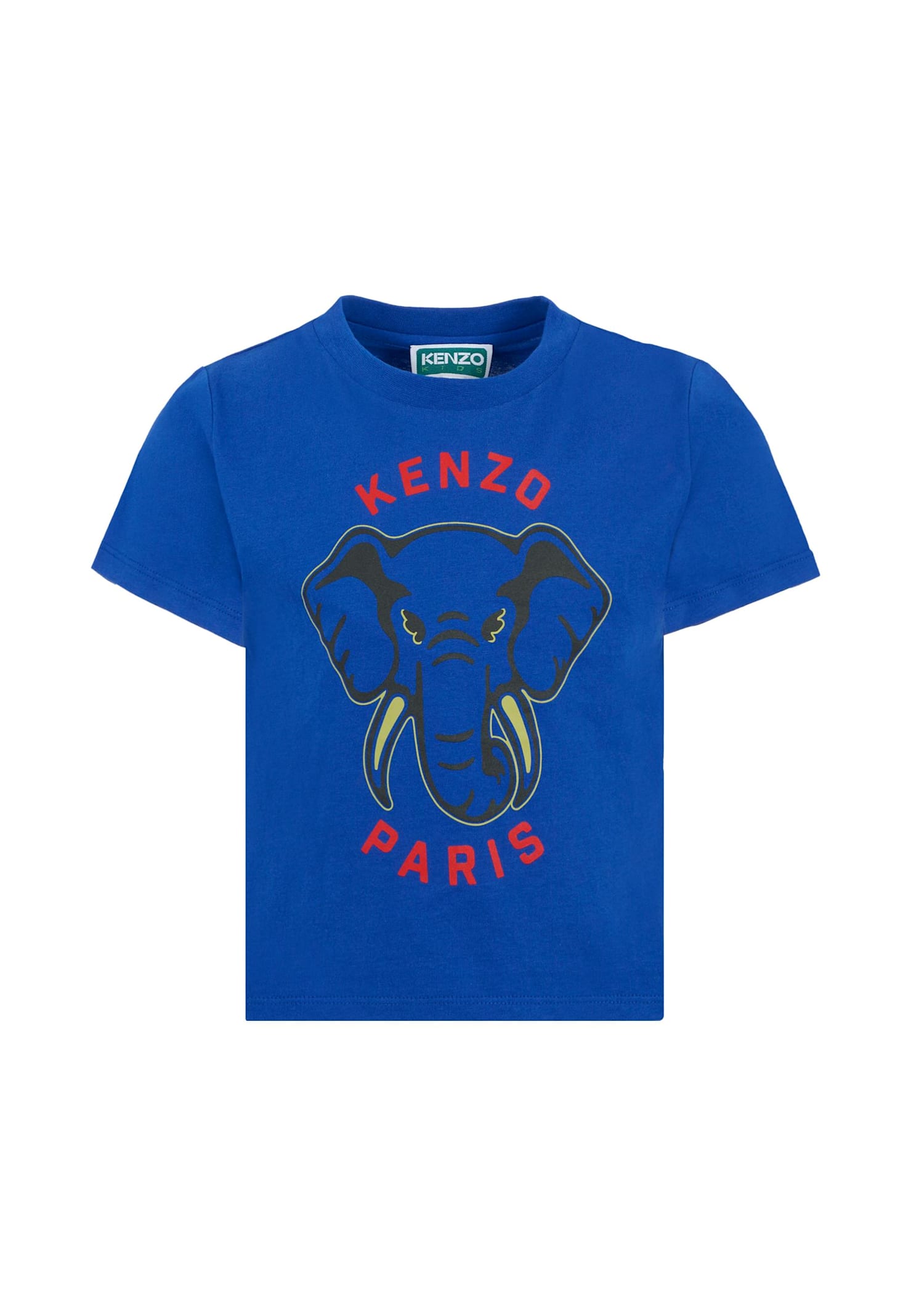 Kenzo Blue T-shirt For Boy With Elephant In Blue
