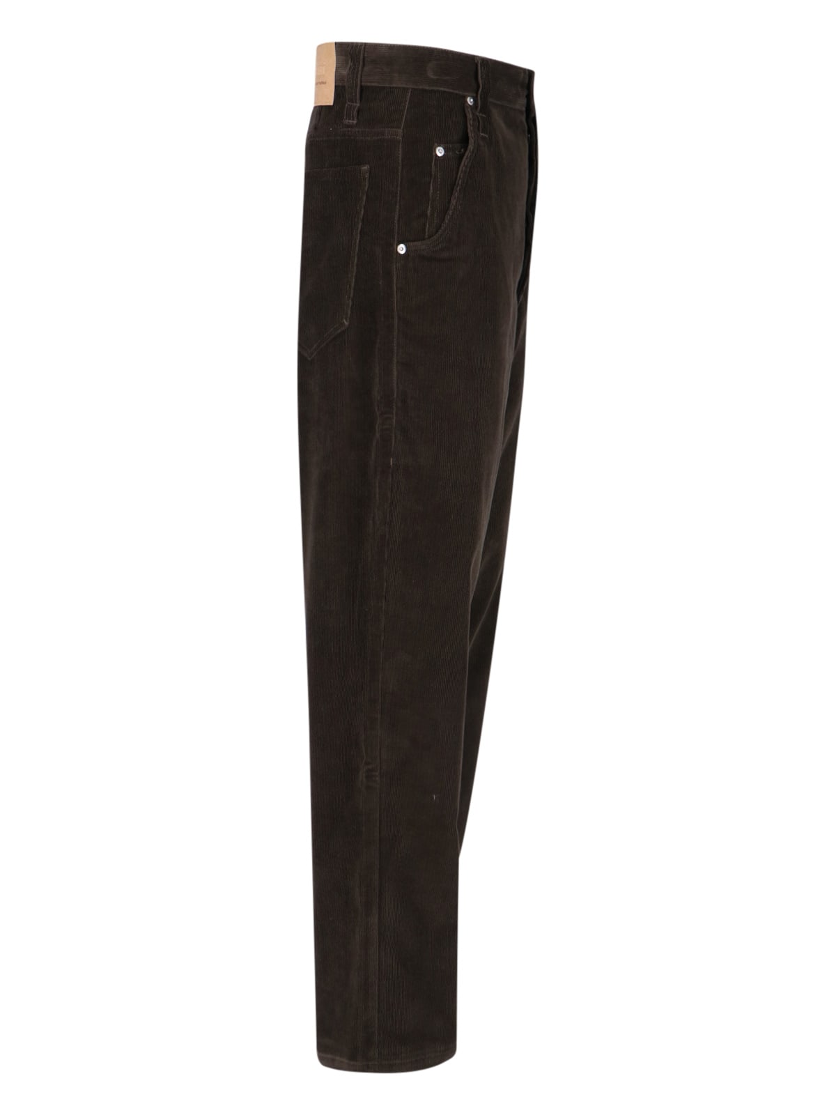 Ami Alexandre Mattiussi Ami Paris Trousers In Brown