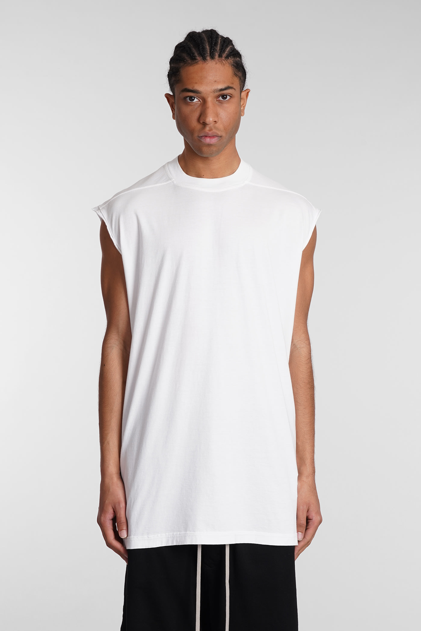 Drkshdw Tarp T T-shirt In White Cotton