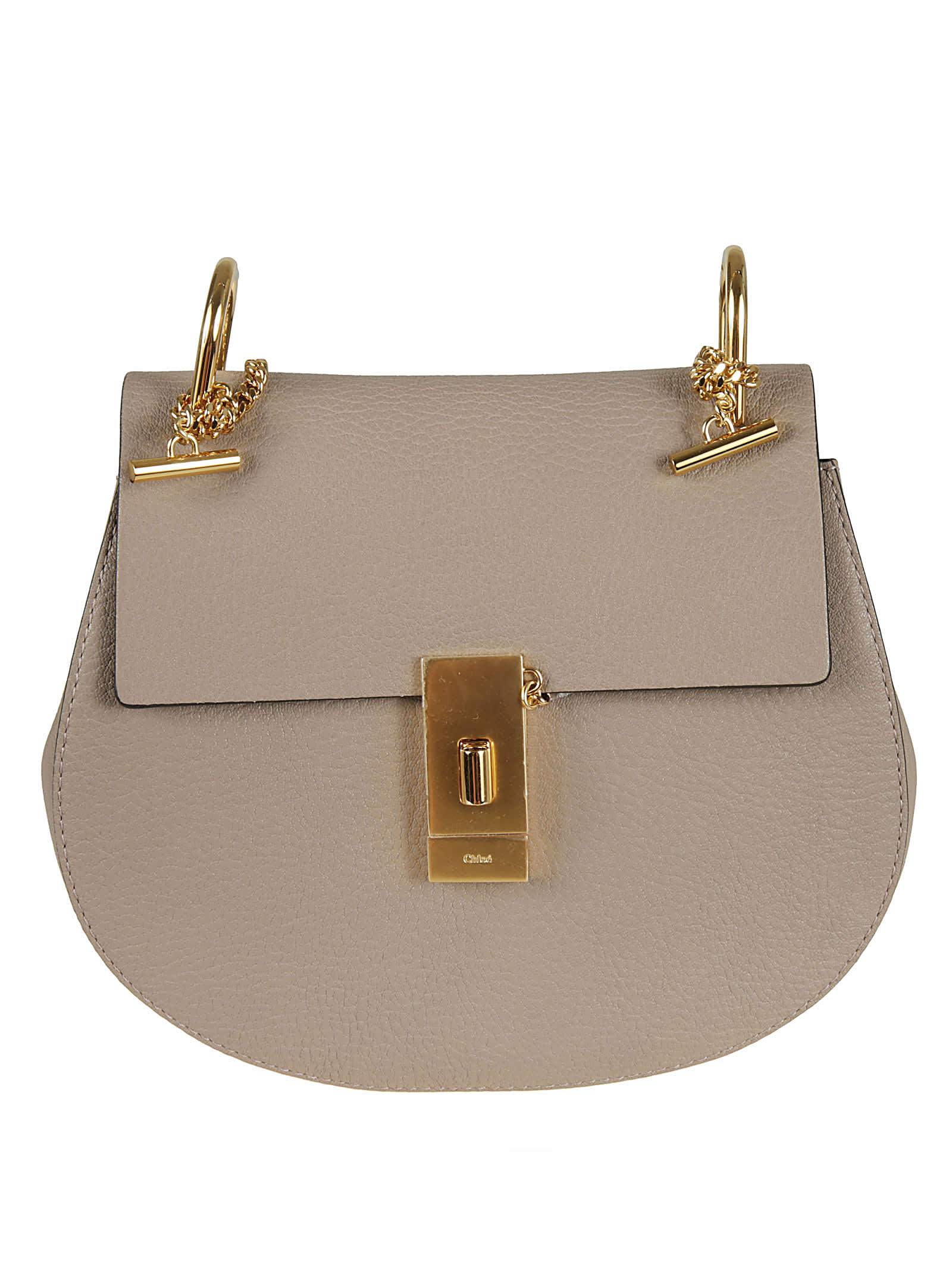 chloe motty grey shoulder bag