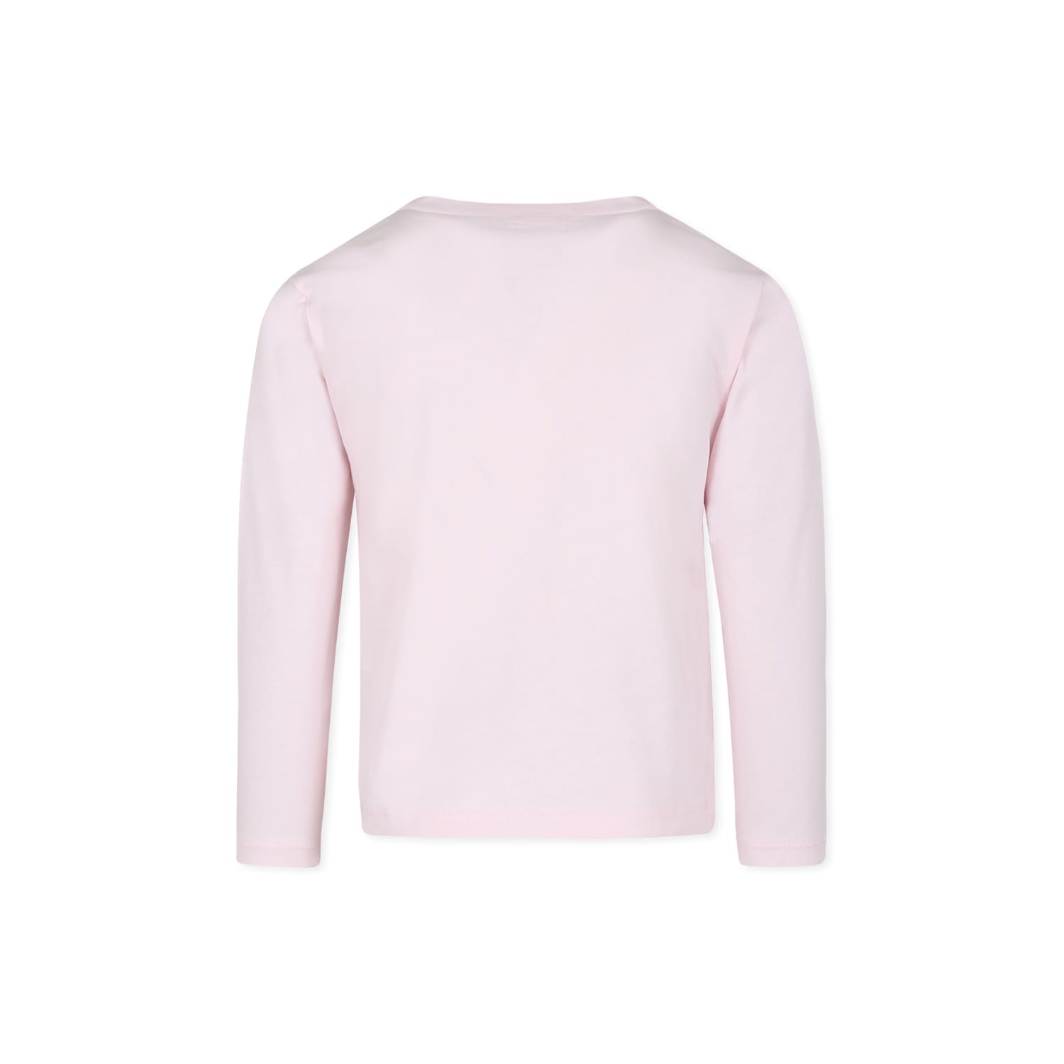 Billieblush Pink T-shirt For Girl With Cluods In Pink