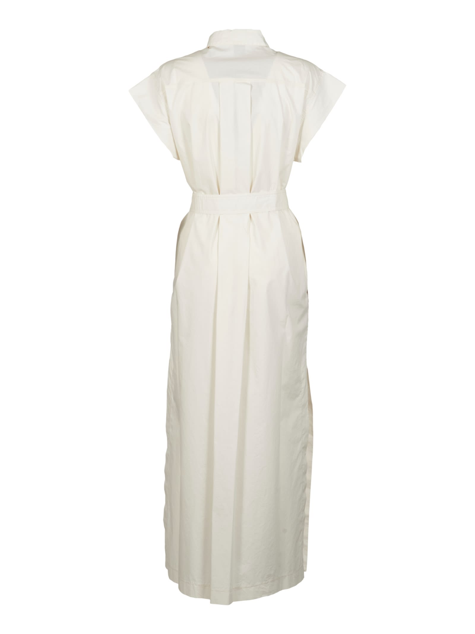8PM BELTED CAPPED SLEEVE DRESS 