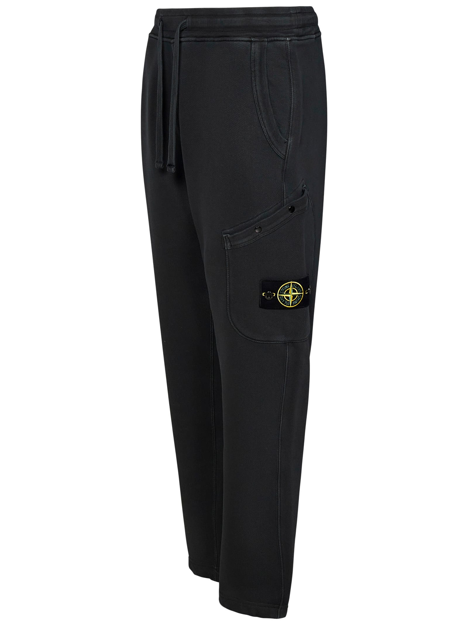 Shop Stone Island Trousers In Grey