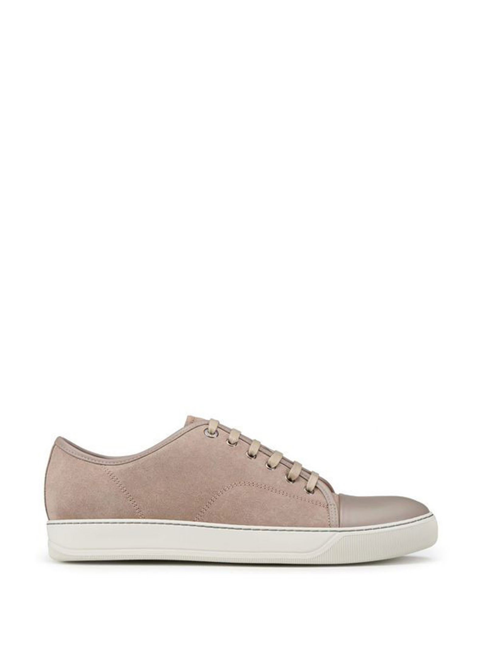 Lanvin Dbb1 Sneaker In Suede And Patent Leather