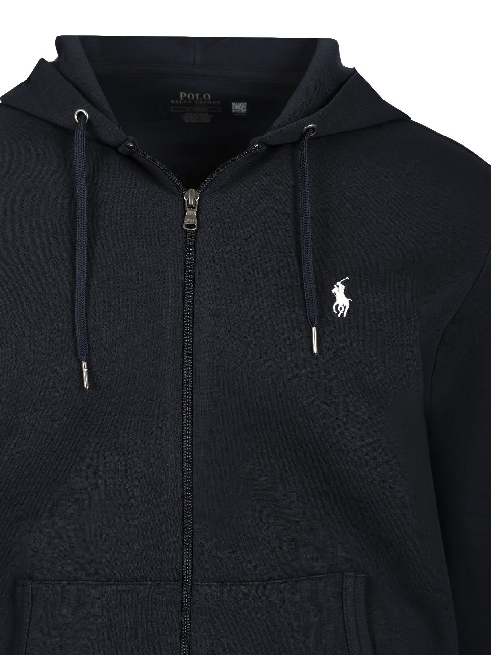 Polo Ralph Lauren Zip-up Hooded Sweatshirt In Blue