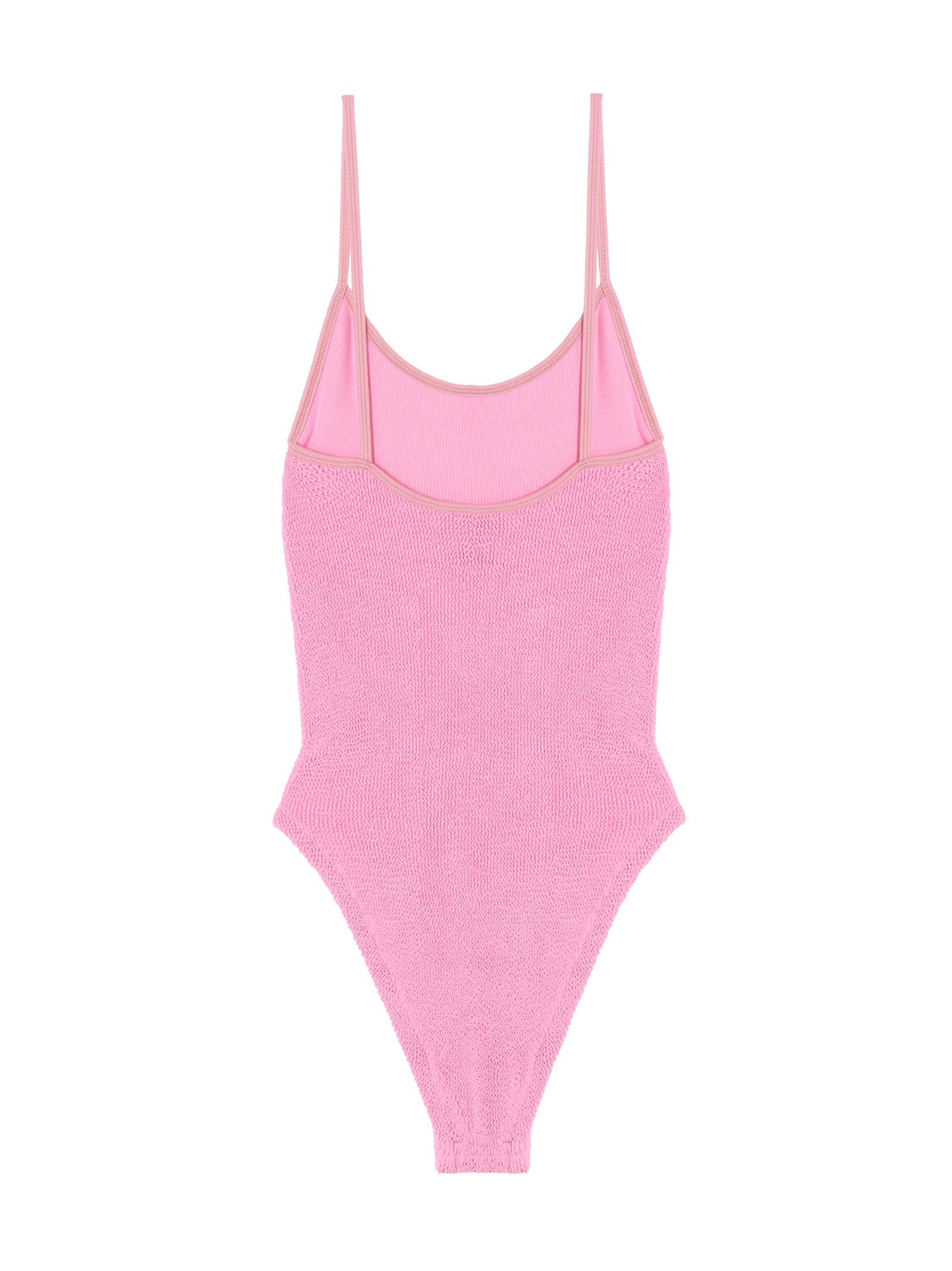 Shop Hunza G Pamela One-piece Swimsuit In Pink