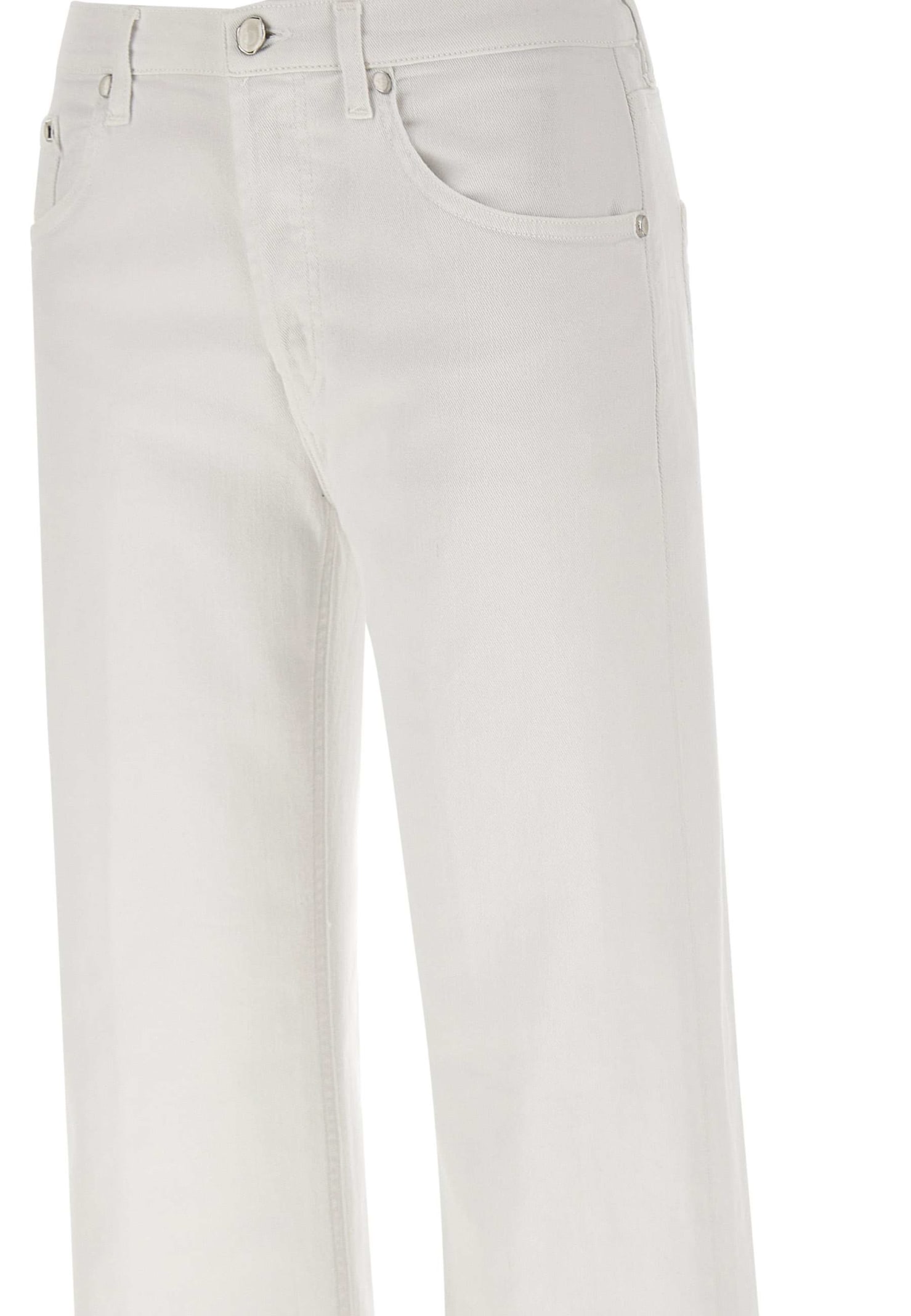 Shop Dondup Jacklyn Cotton Jeans In White