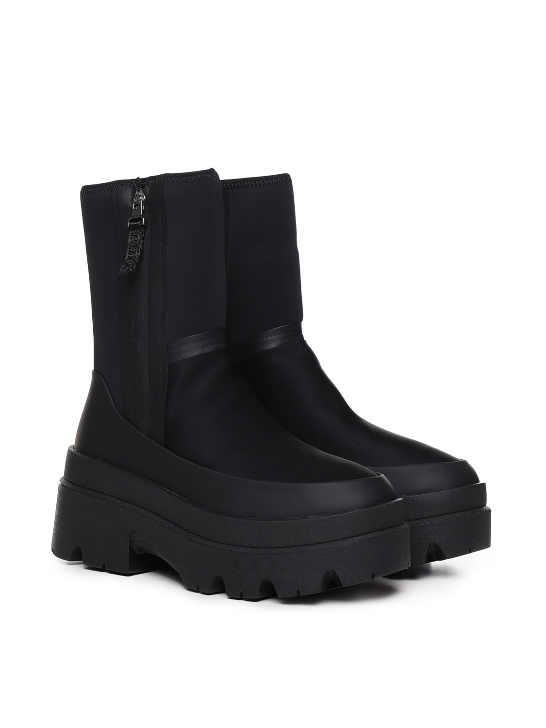 Shop Ugg Brisbane Mid Boots In Neoprene In Blk