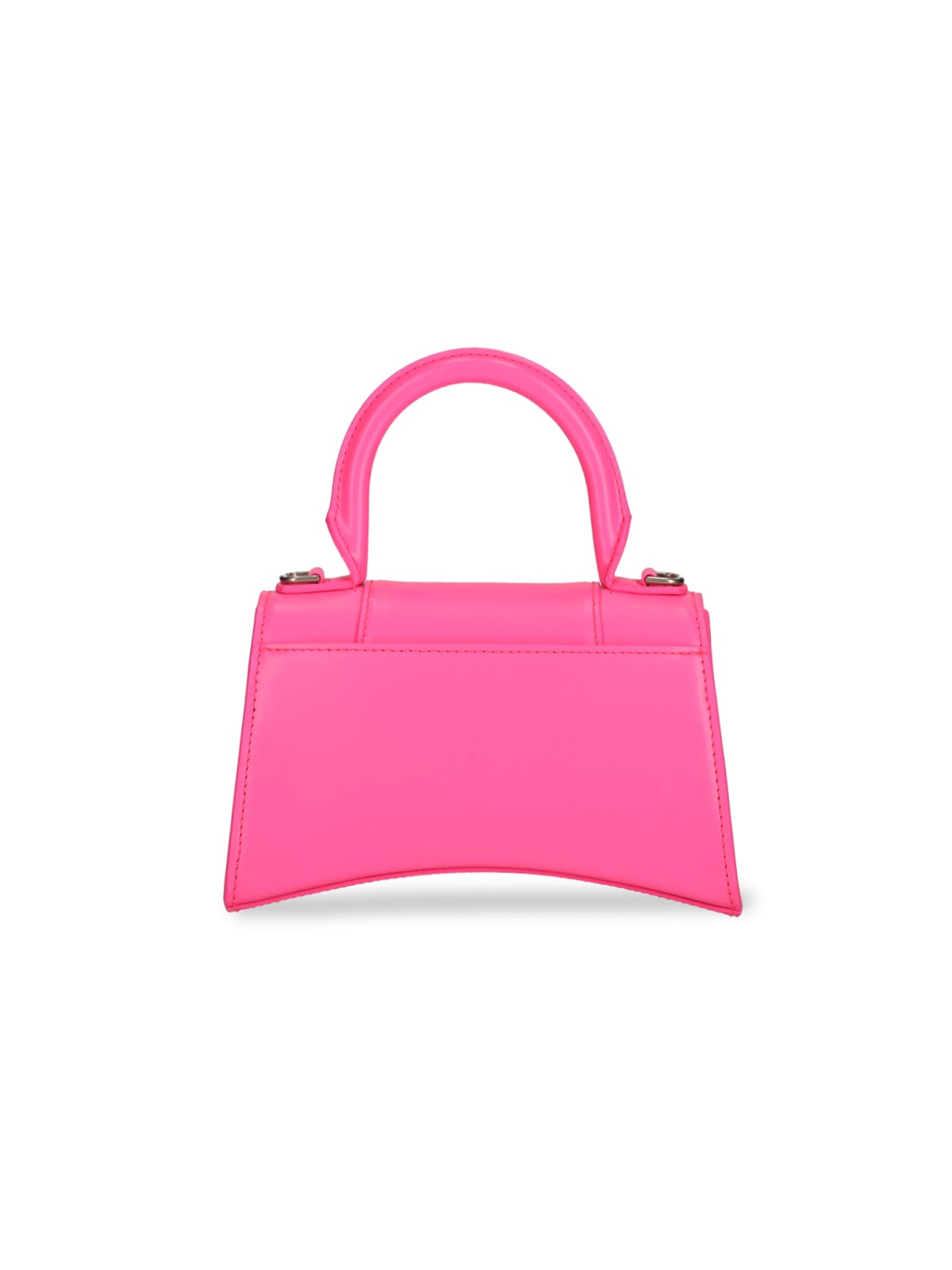 Shop Balenciaga Hourglass Xs Handbag In Fuchsia