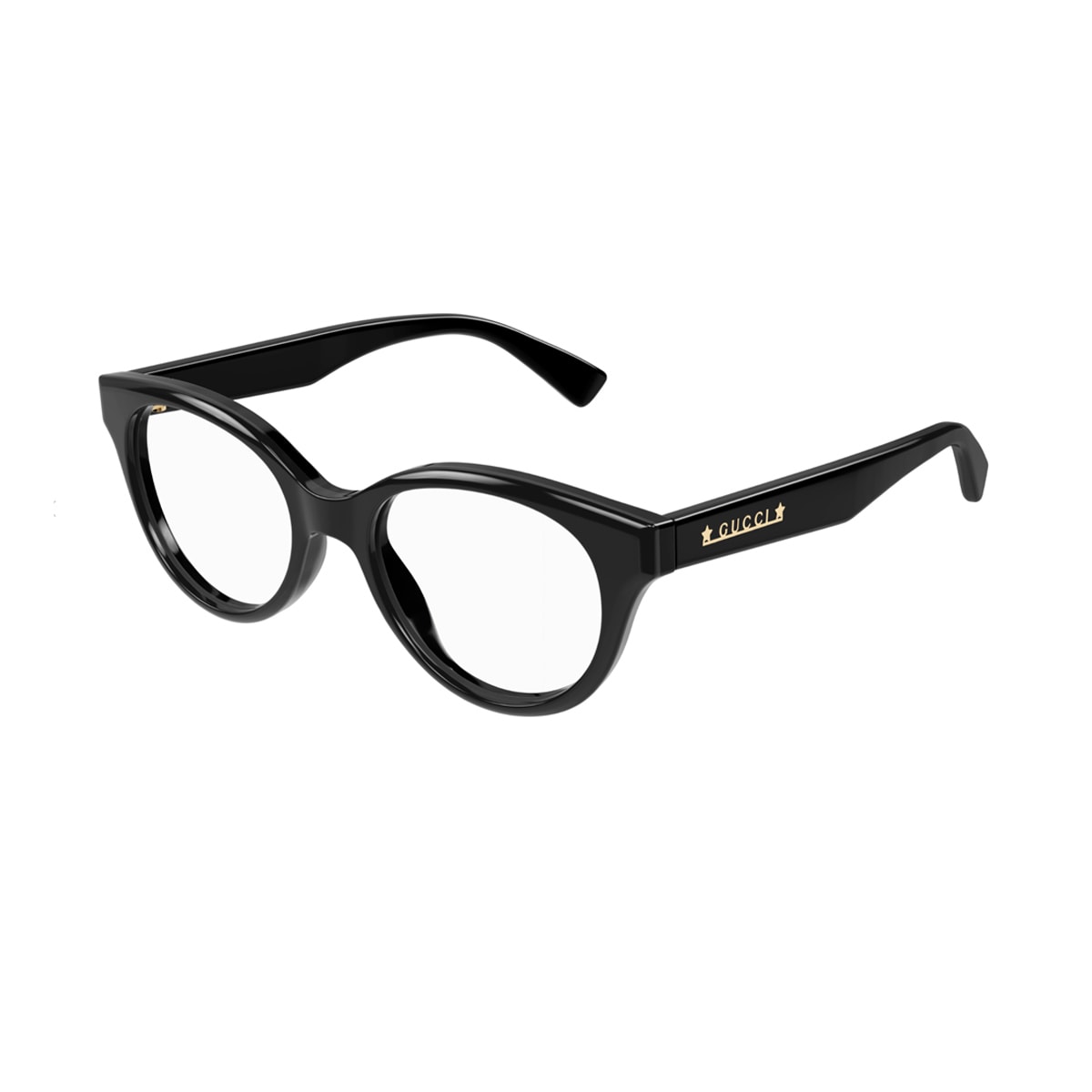 Gucci Gg1590o Linea Lettering 004 Glasses In 004 Black Black Transpare