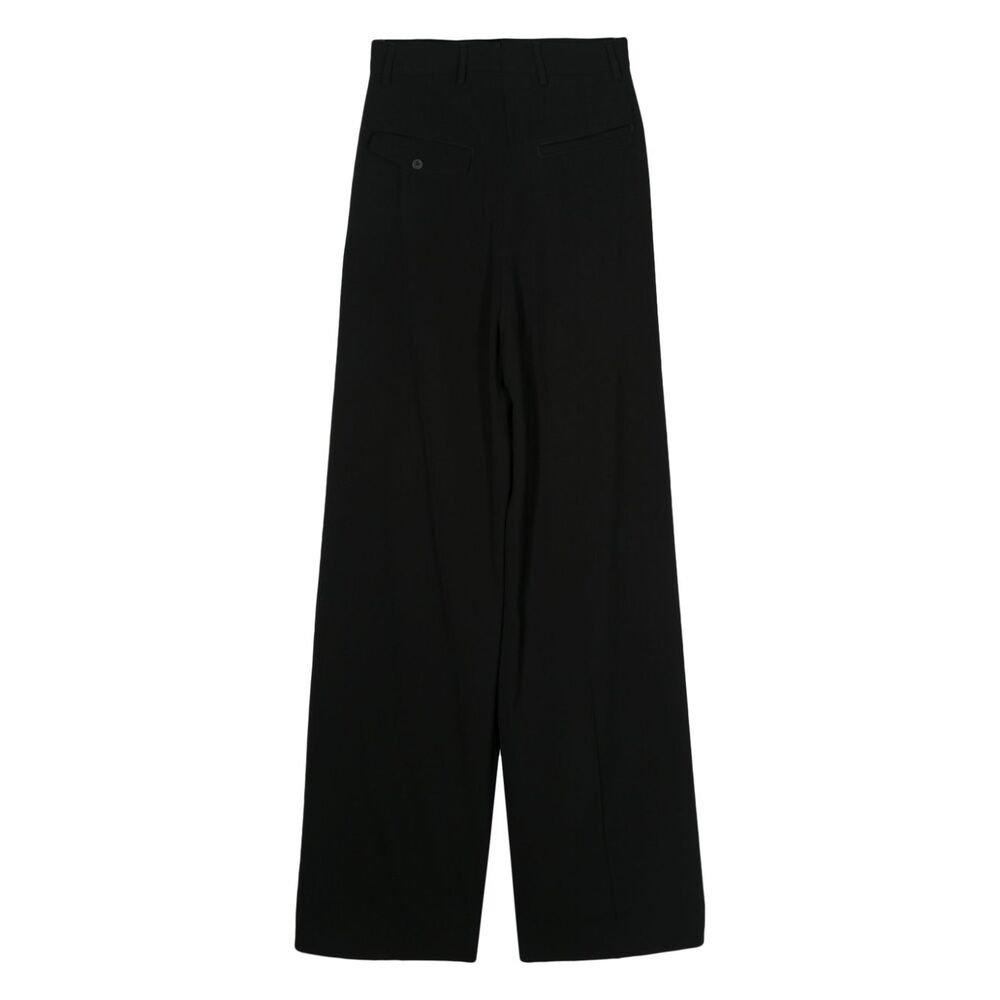 Shop Ann Demeulemeester Wide-leg Pants In Black