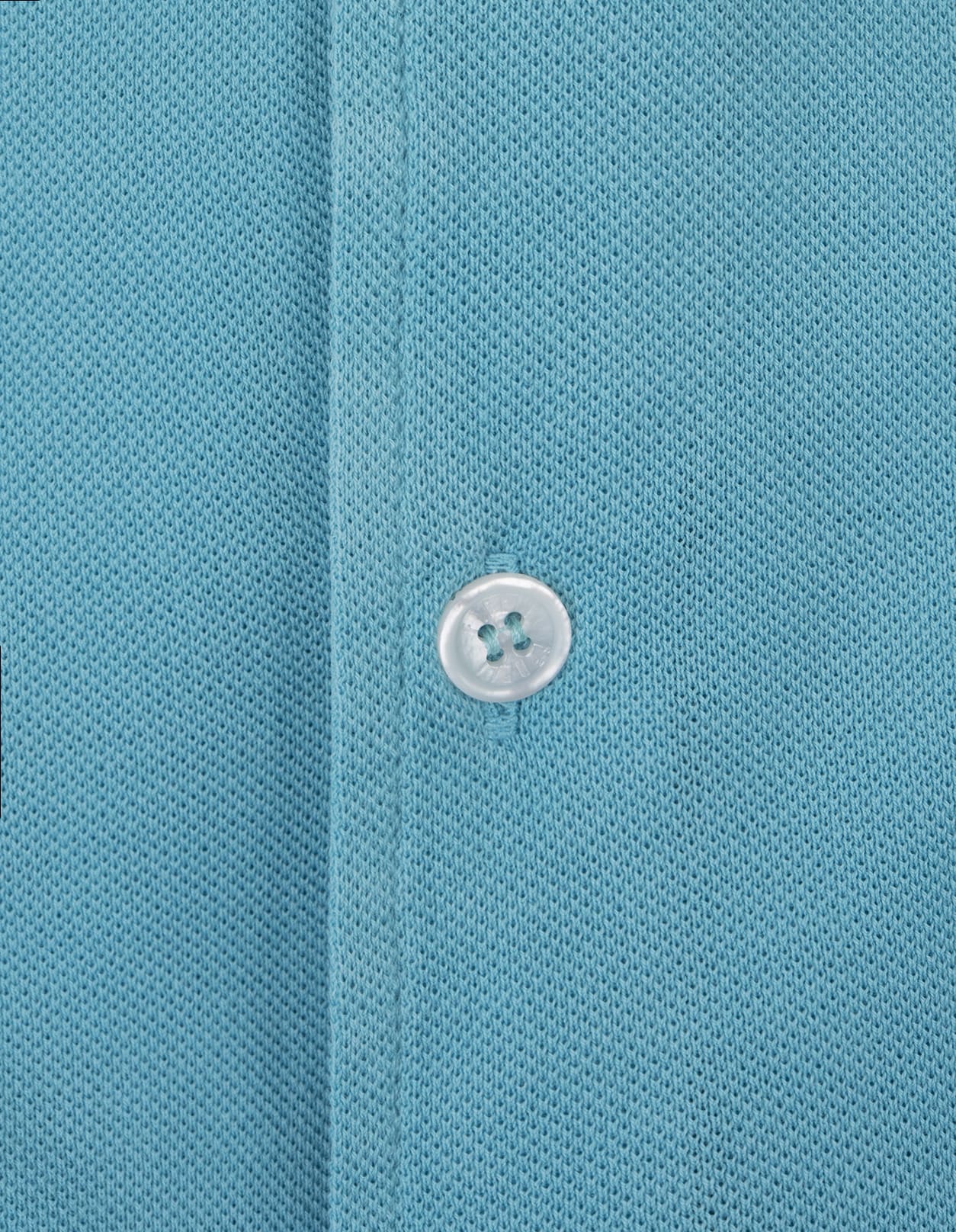 Shop Fedeli Shirt In Turquoise Cotton Piqué In Blue
