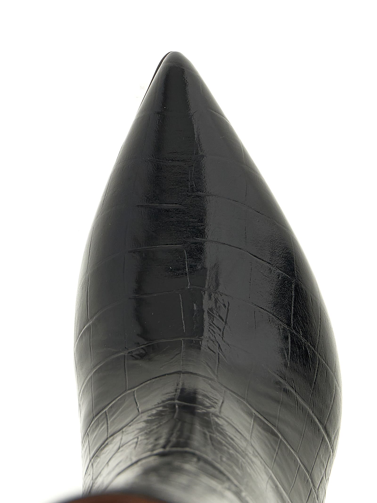 Paris Texas Stiefel Mit Kroko-effekt In Multi