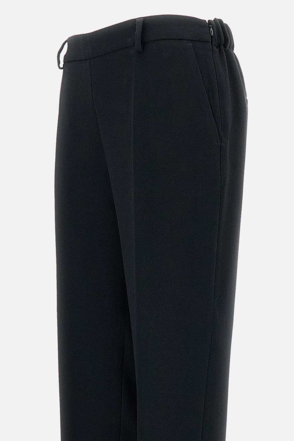 Alberto Biani Cady Elasticated Trousers In Black