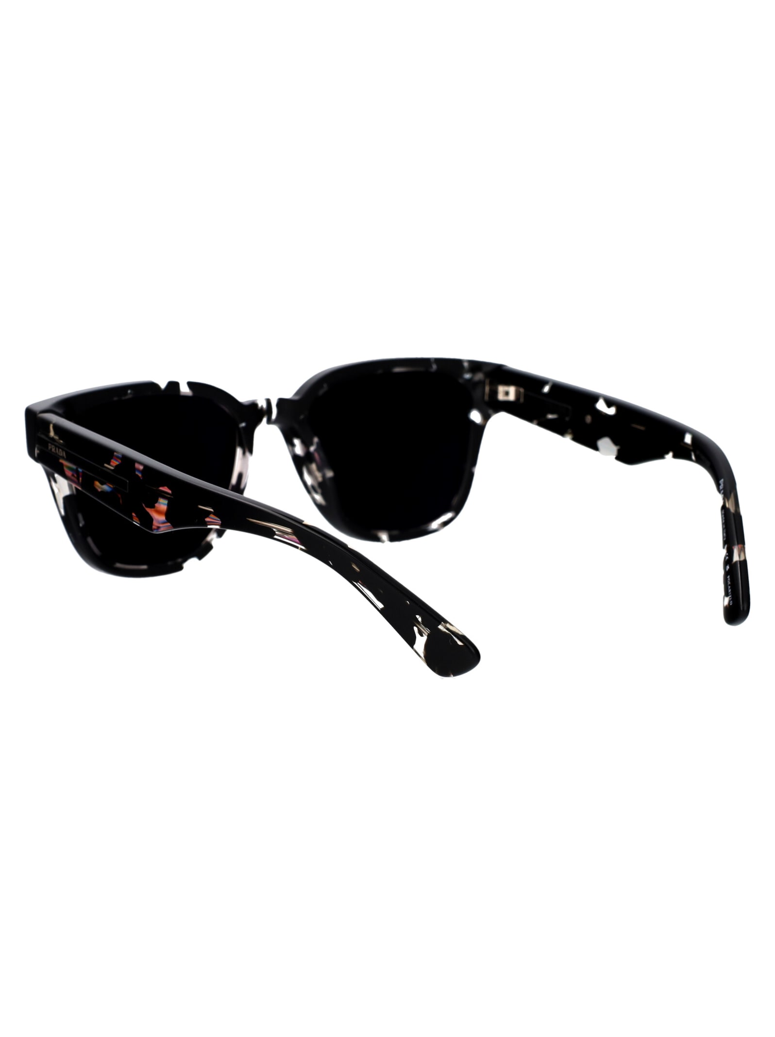 Shop Prada 0pr A04s Sunglasses In 15o70c Havana Black Crystal