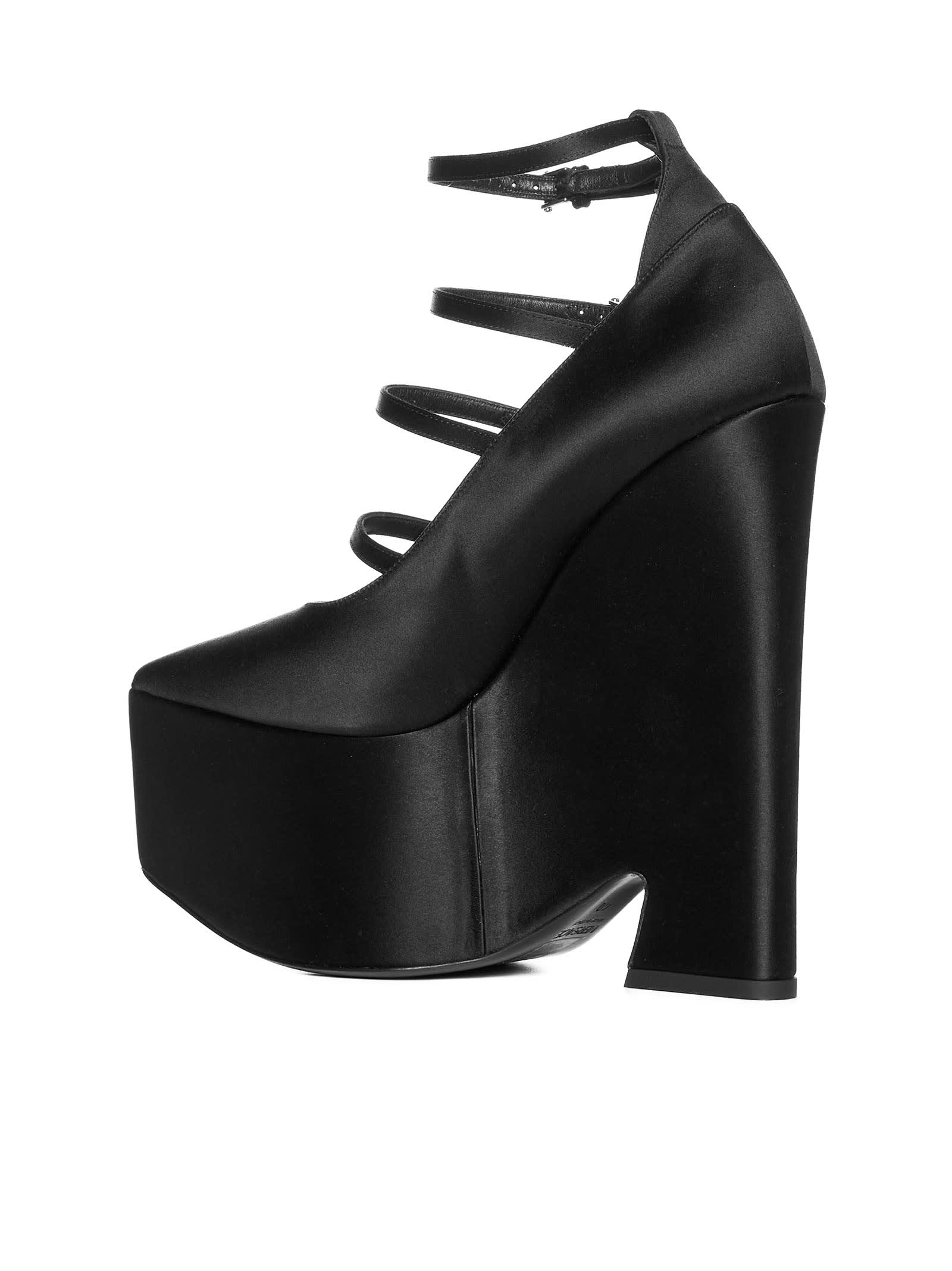 Versace Sandals In Black