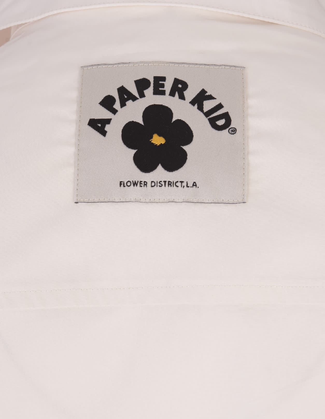 Shop A Paper Kid White Short Shirt With Logo