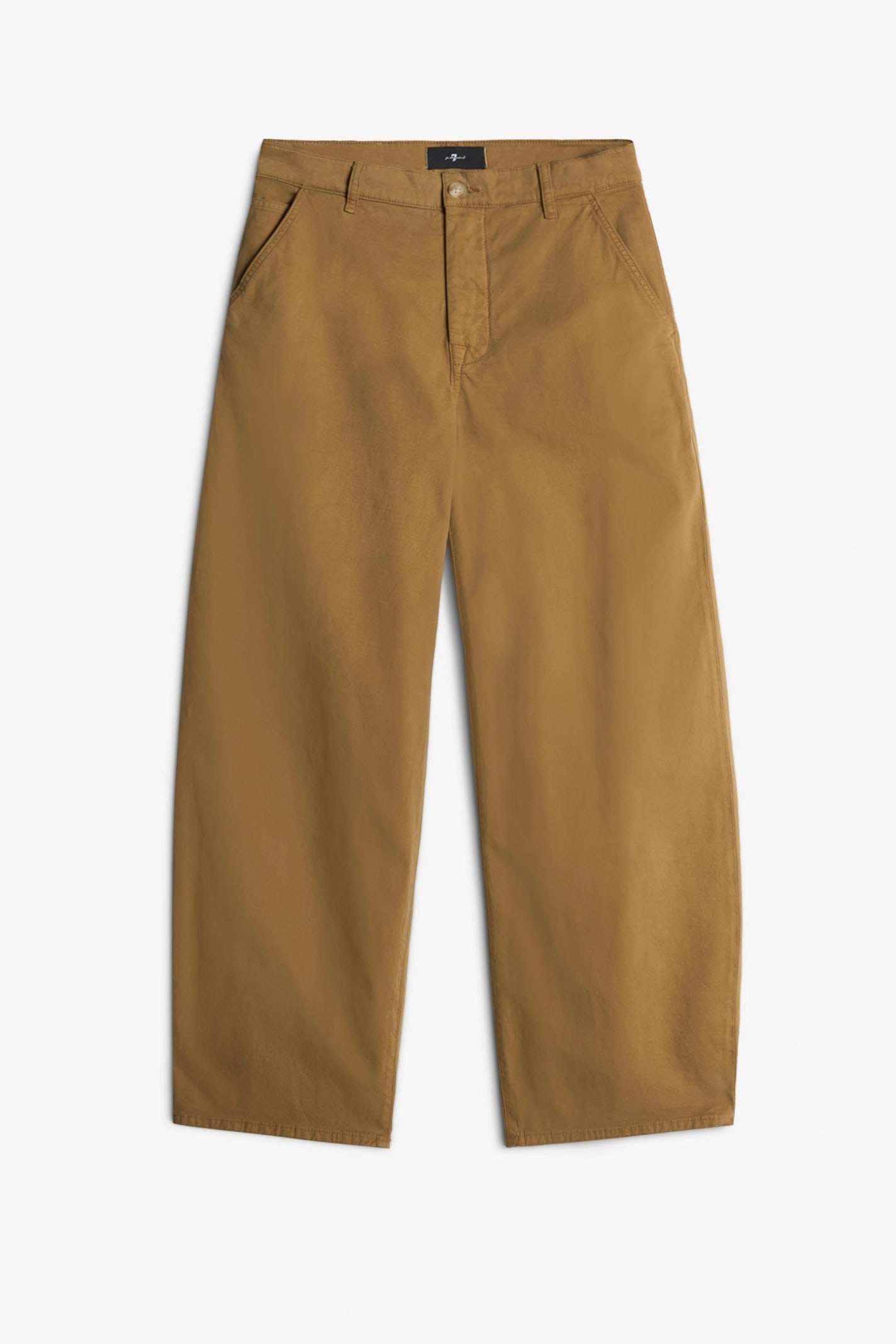 7 For All Mankind Bonnie Trouser Twill Sand Storm In Brown