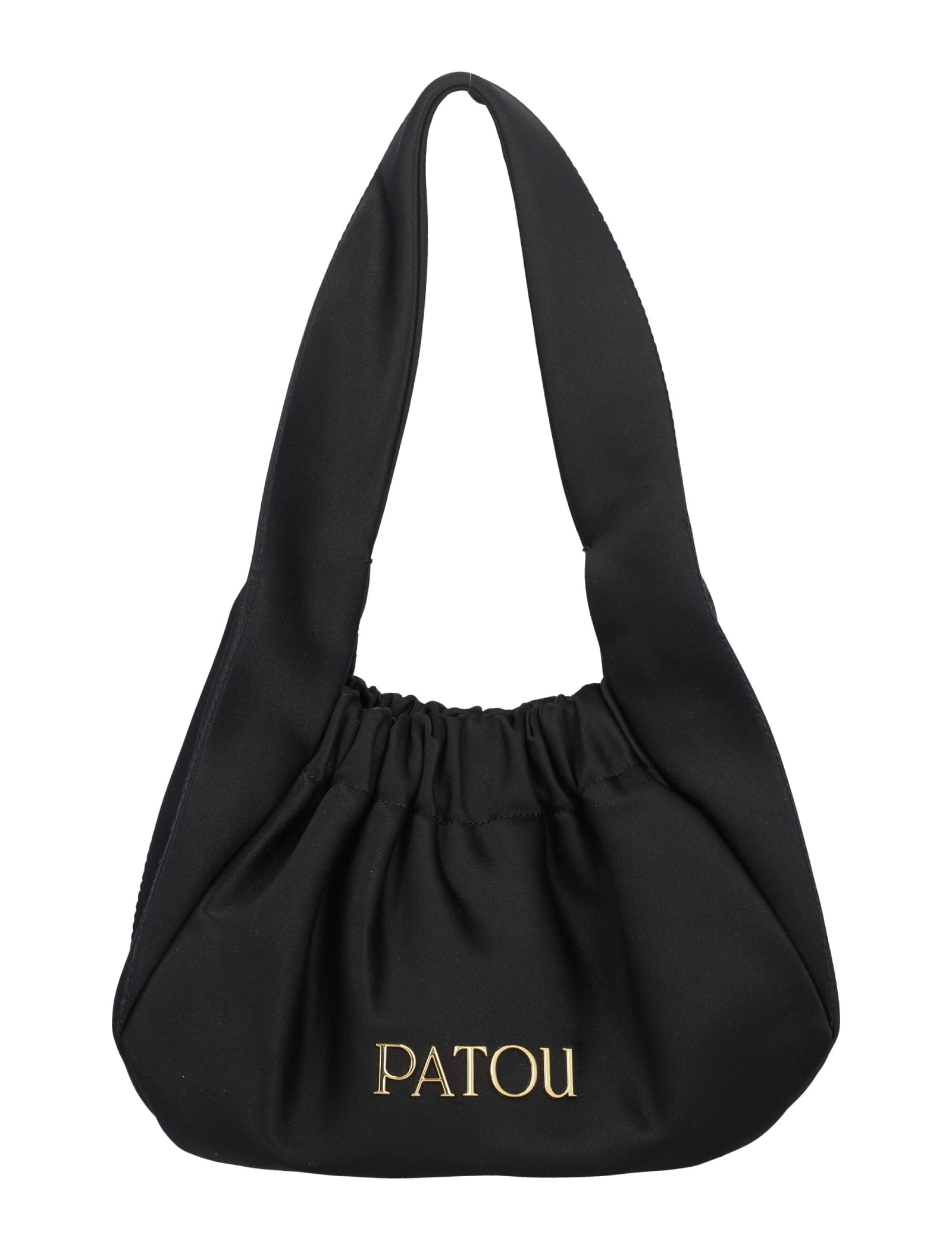 Shop Patou Le Biscuit Bag In Black