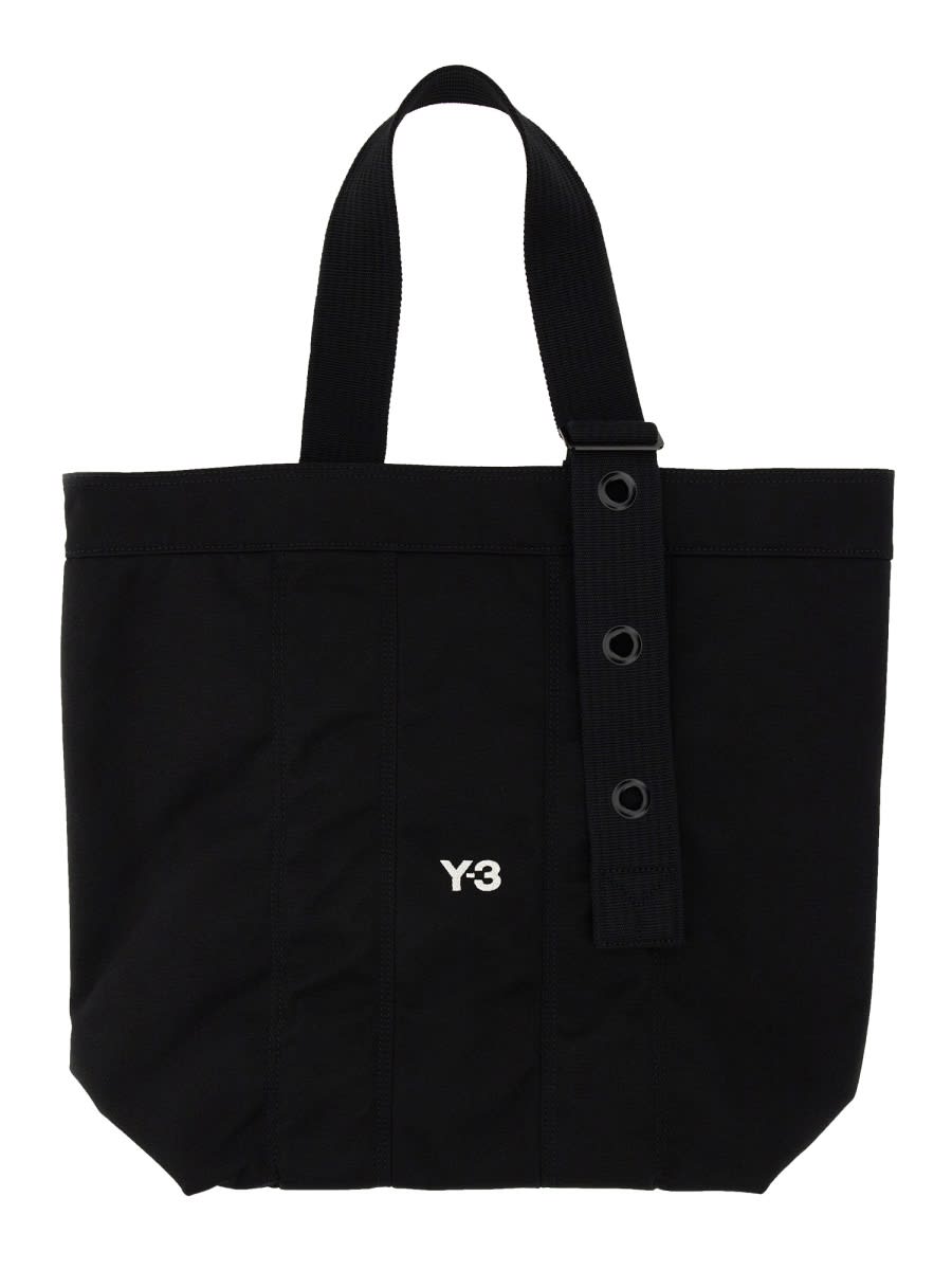 Shop Y-3 Tote Bag In Black