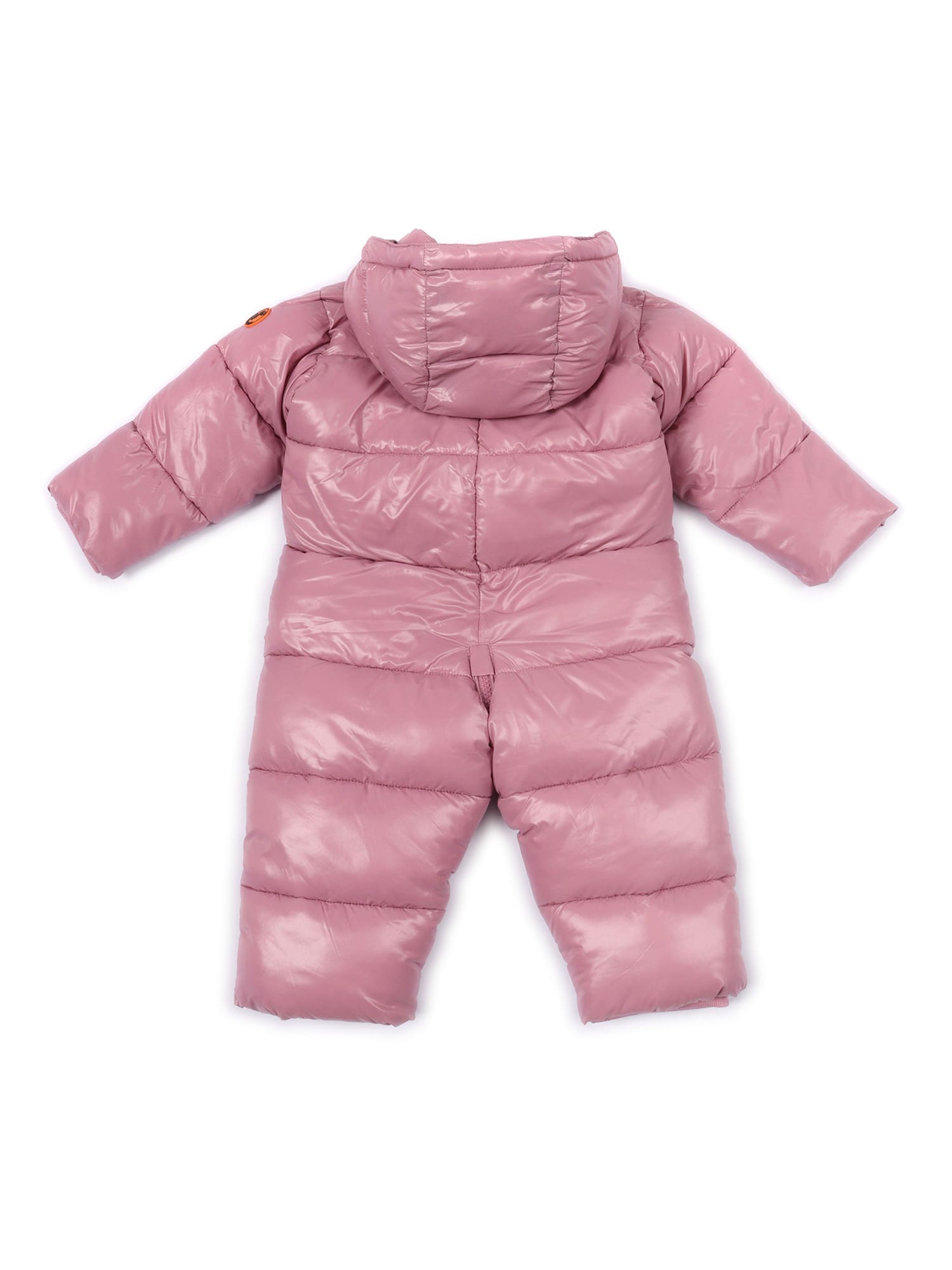 Save The Duck Shell Hooded Suit In Pink