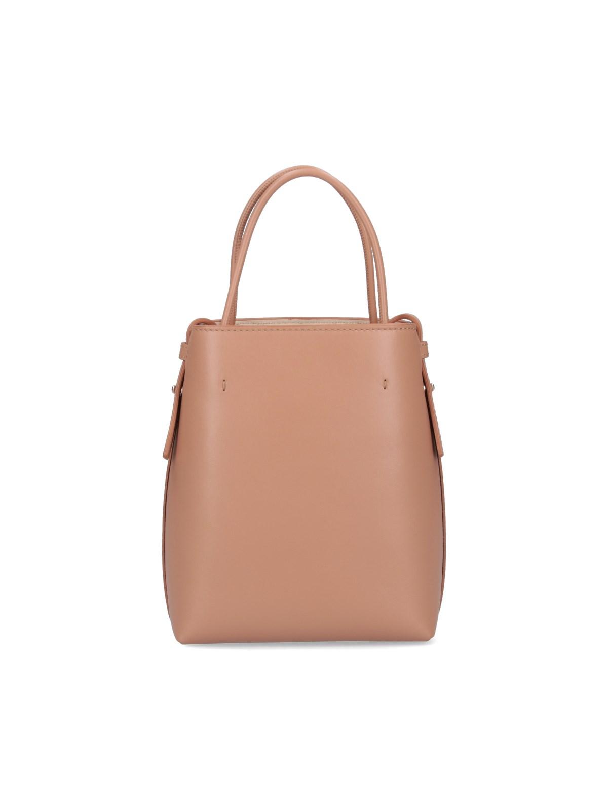 Shop Chloé Sense Micro Bag In Beige