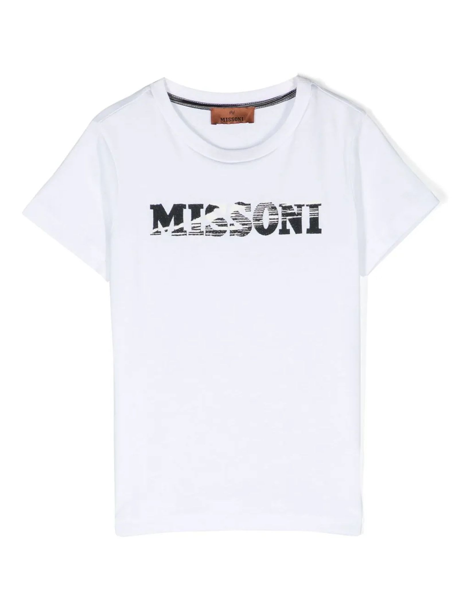 MISSONI WHITE COTTON TSHIRT