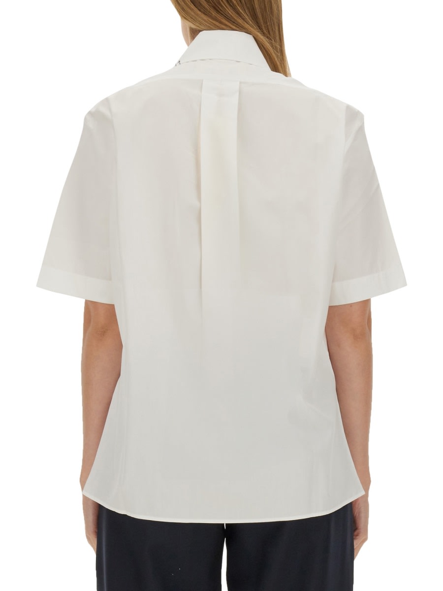 Shop Marni Shirt With Logo In White