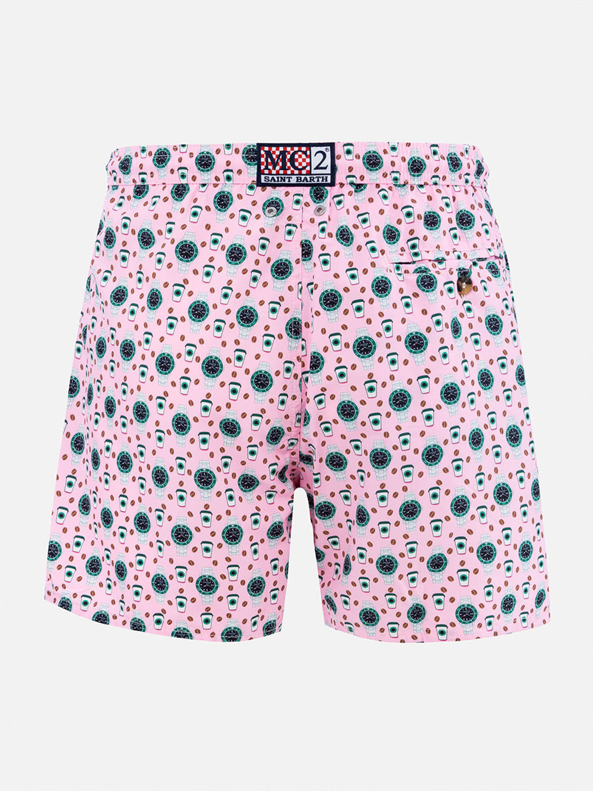Mc2 Saint Barth Swim Trunk In Pink