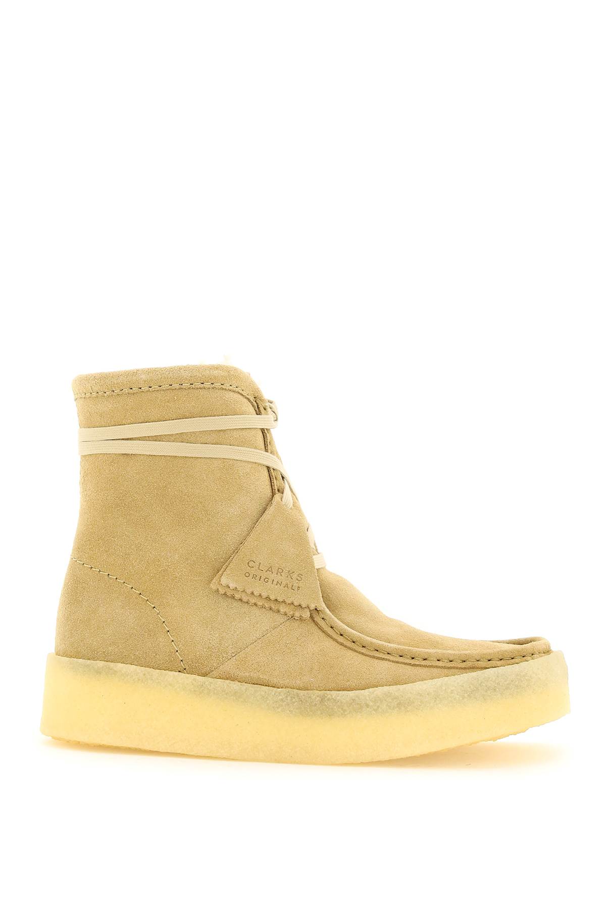 CLARKS WALLABEE CUP LACE-UP ANKLE BOOTS