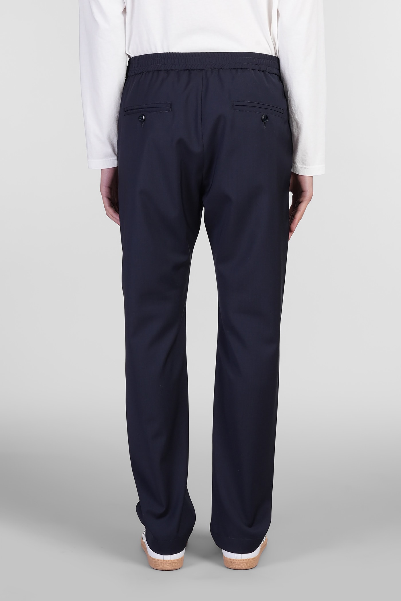 Barena Venezia Riobarbo Pants In Blue Wool In Blue