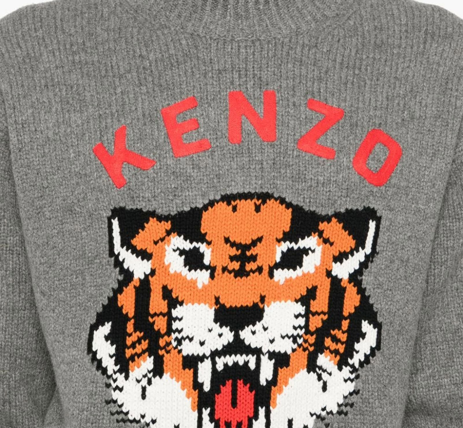 Shop Kenzo Sweaters Grey