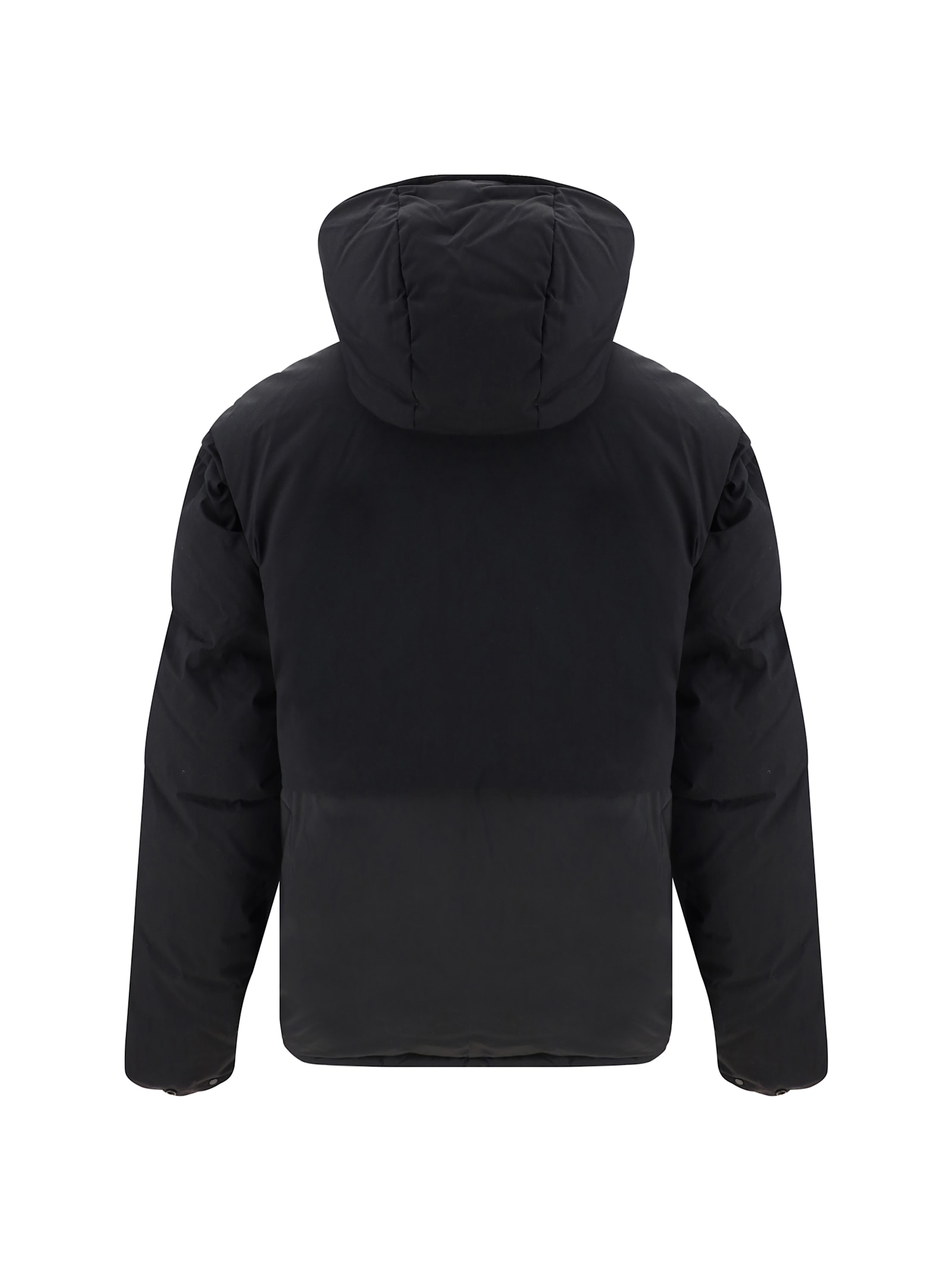 Shop Represent Down Jacket In Jet Black