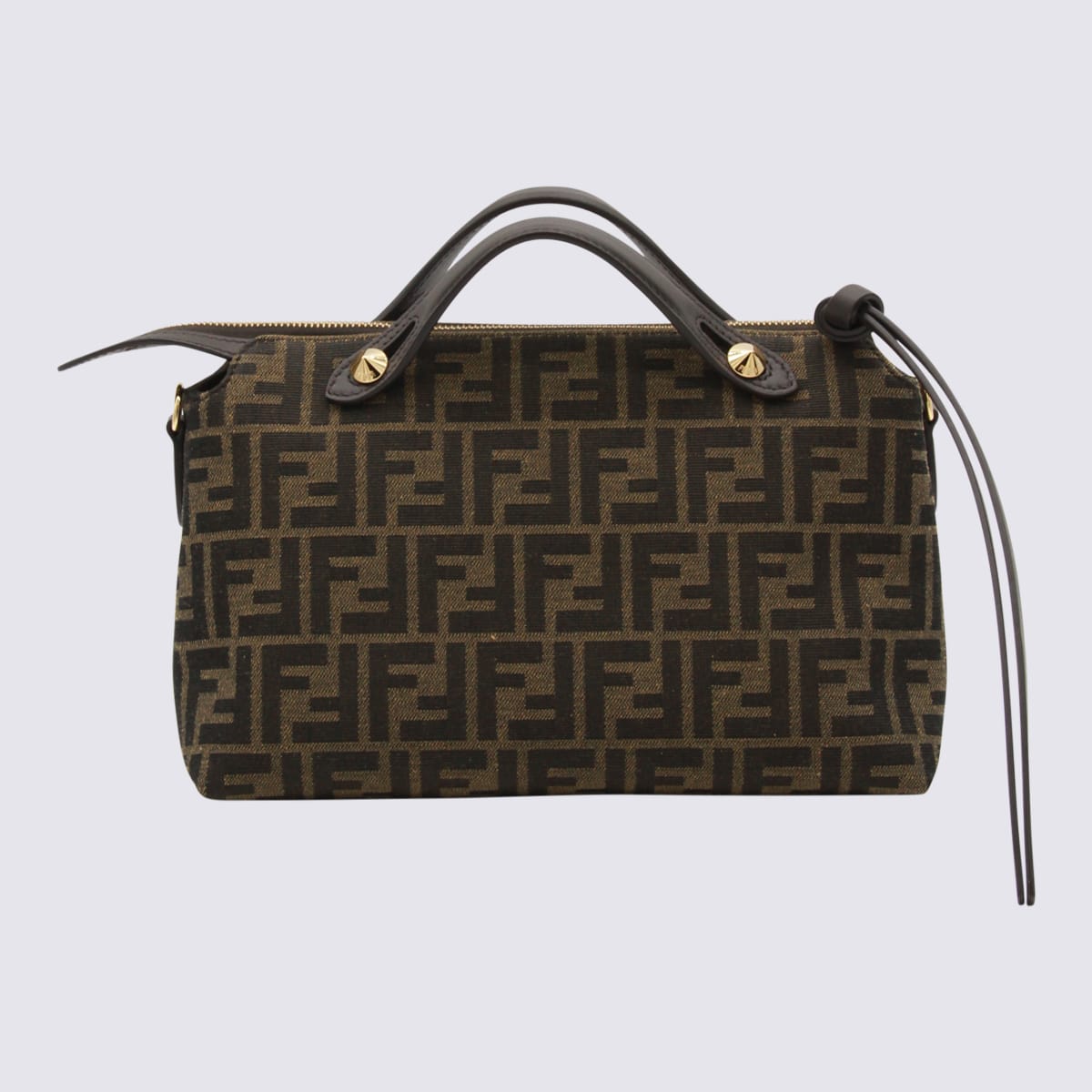 Fendi Brown Leather By The Way Top Handle Bag